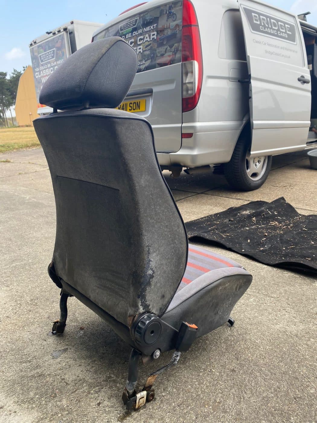 040921 1983 Volkswagen Golf GTI Interior Strip Out 60 1