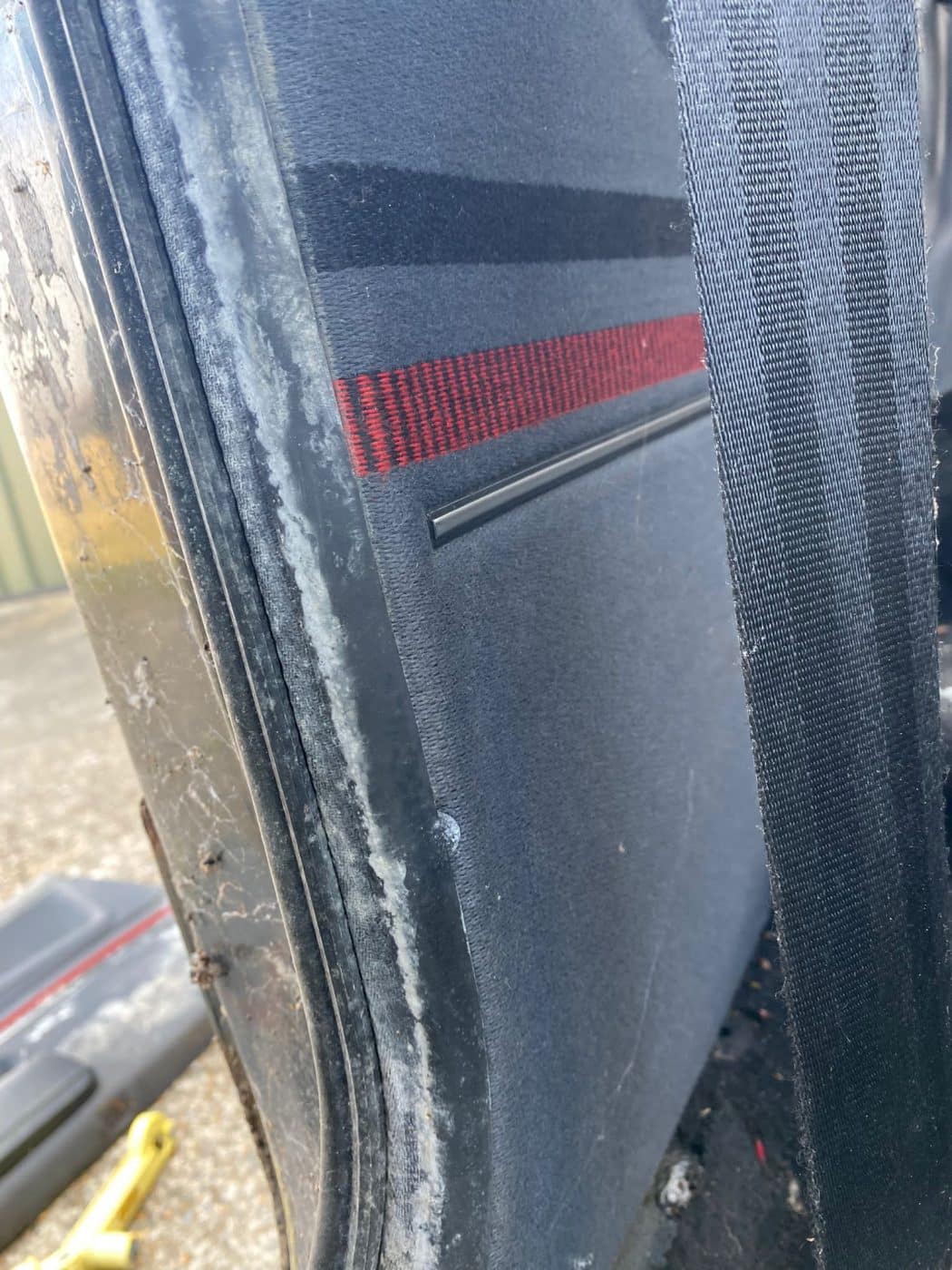 040921 1983 Volkswagen Golf GTI Interior Strip Out 68 1