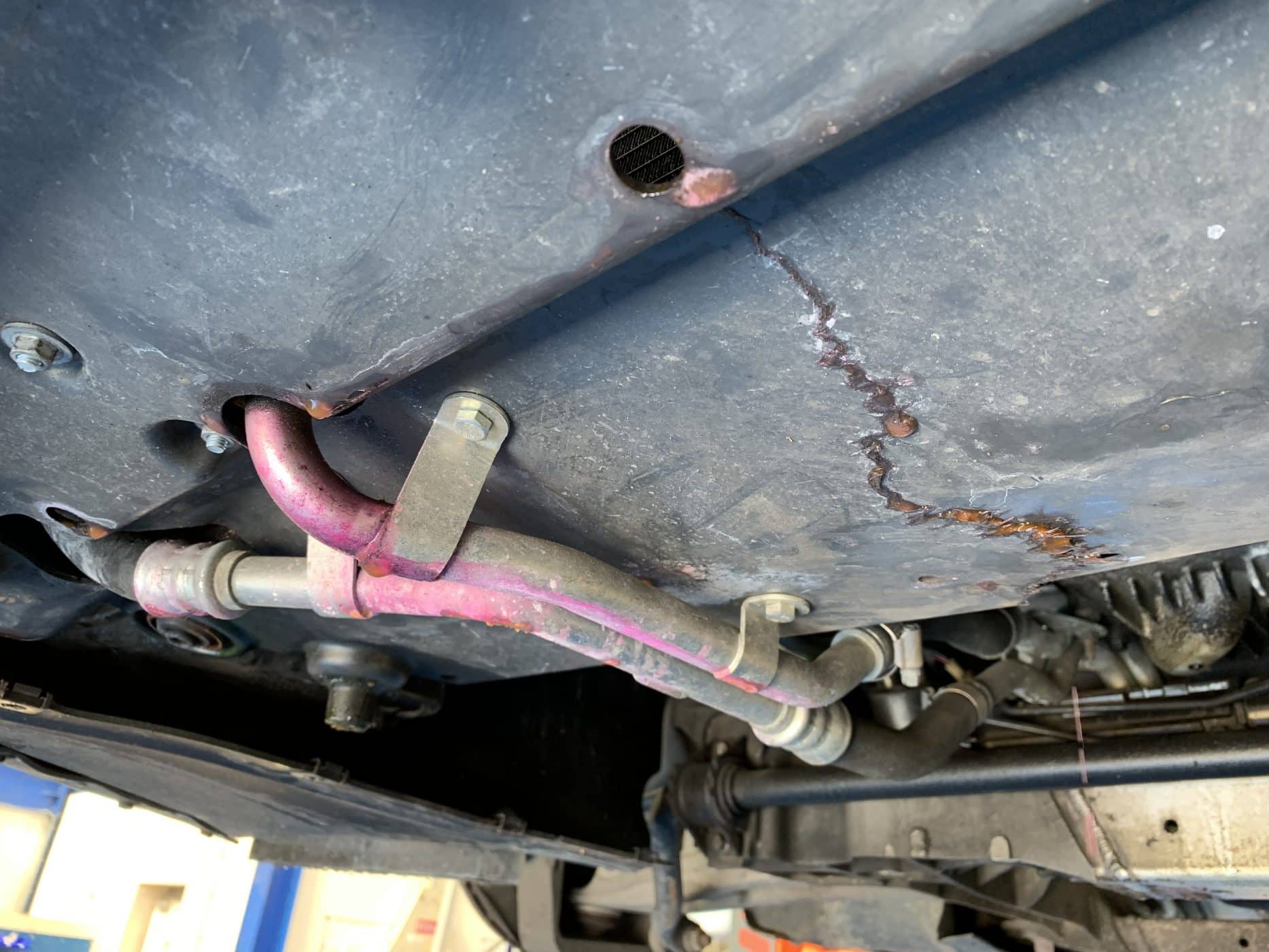 070921 Aston Martin DB9 Convertible Radiator Leak 2 1