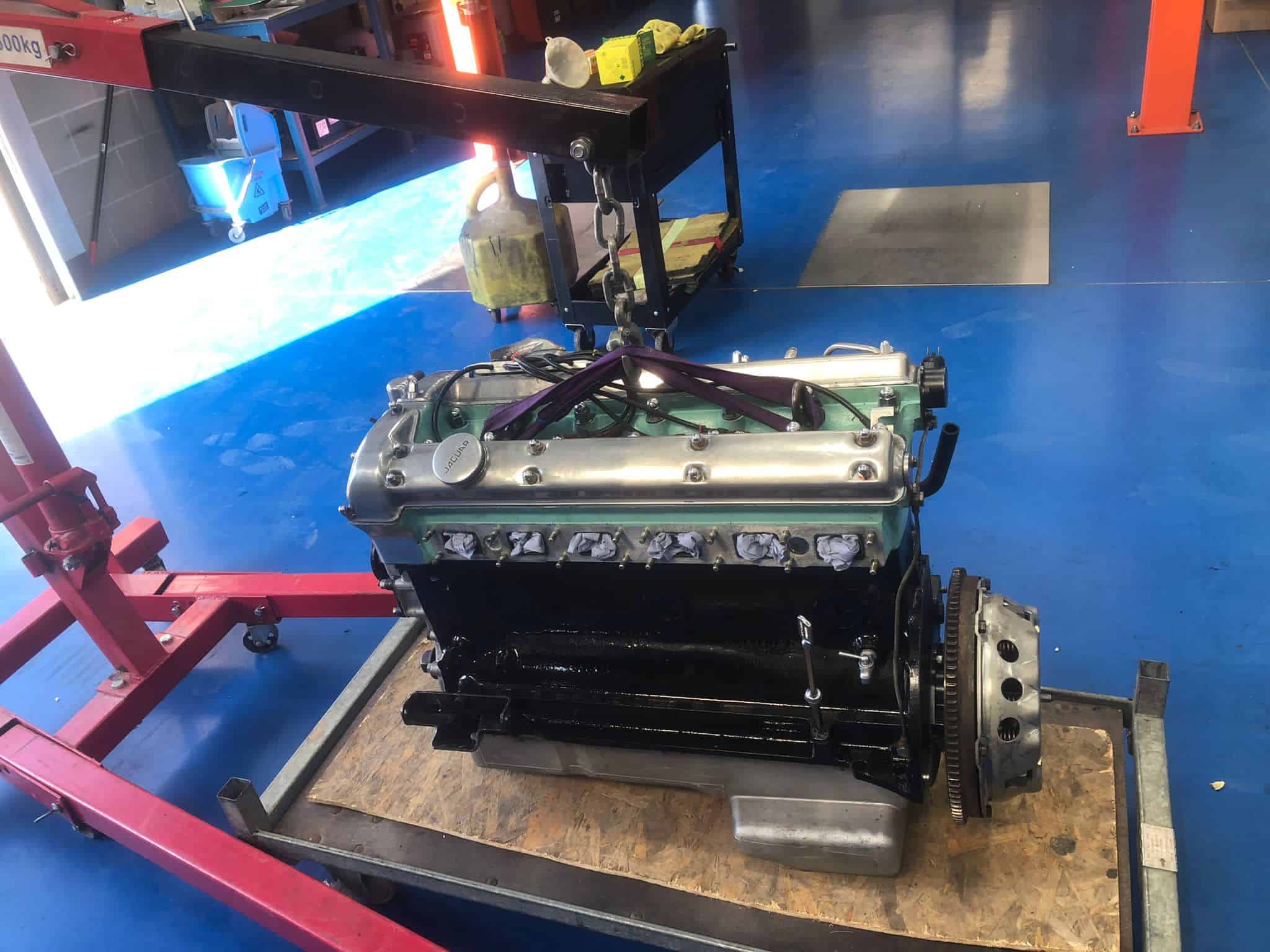 130921 Jaguar MkII engine refit Ady1 1