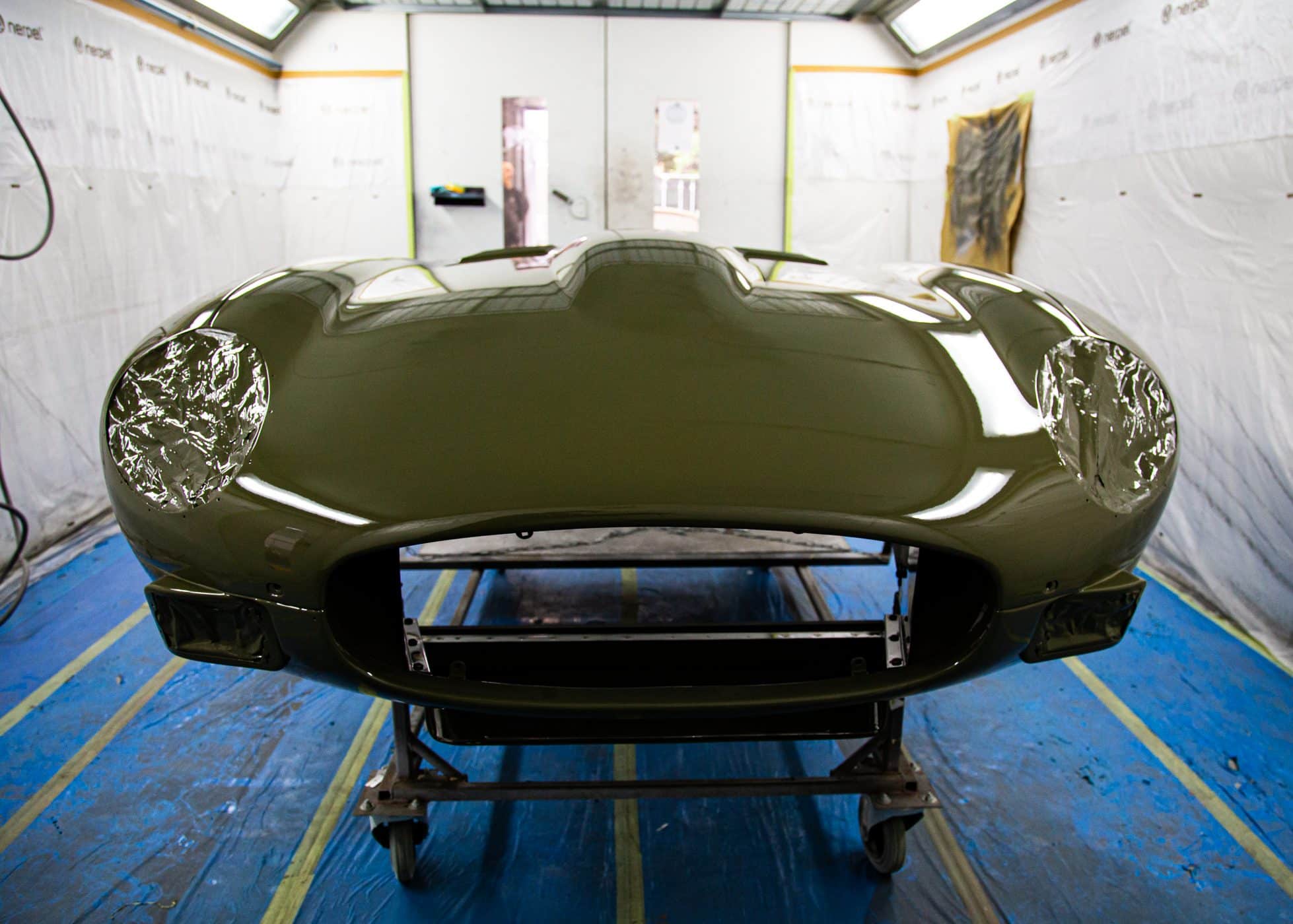 150921 1973 Jaguar E Type Series 3 Fern Grey Bonnet 2 1