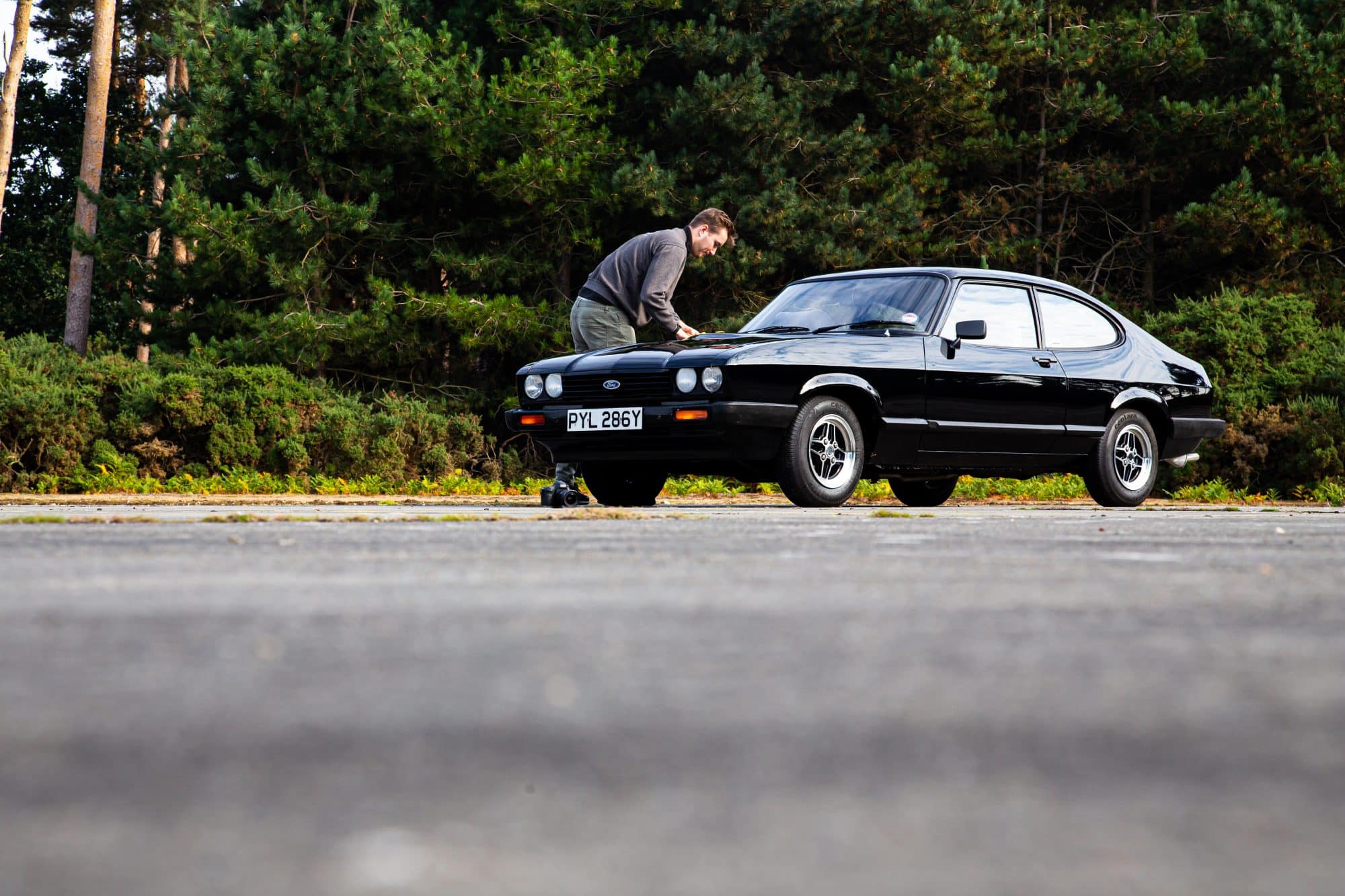 160921 1983 Ford Capri 1.6 LS BTS shoot 2 1