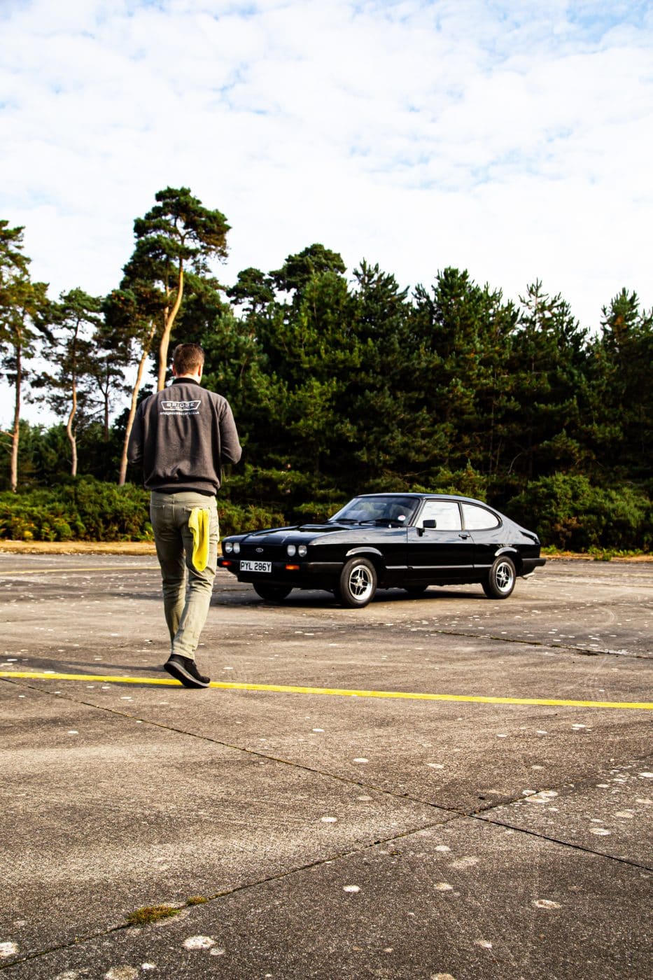 160921 1983 Ford Capri 1.6 LS BTS shoot 7 1