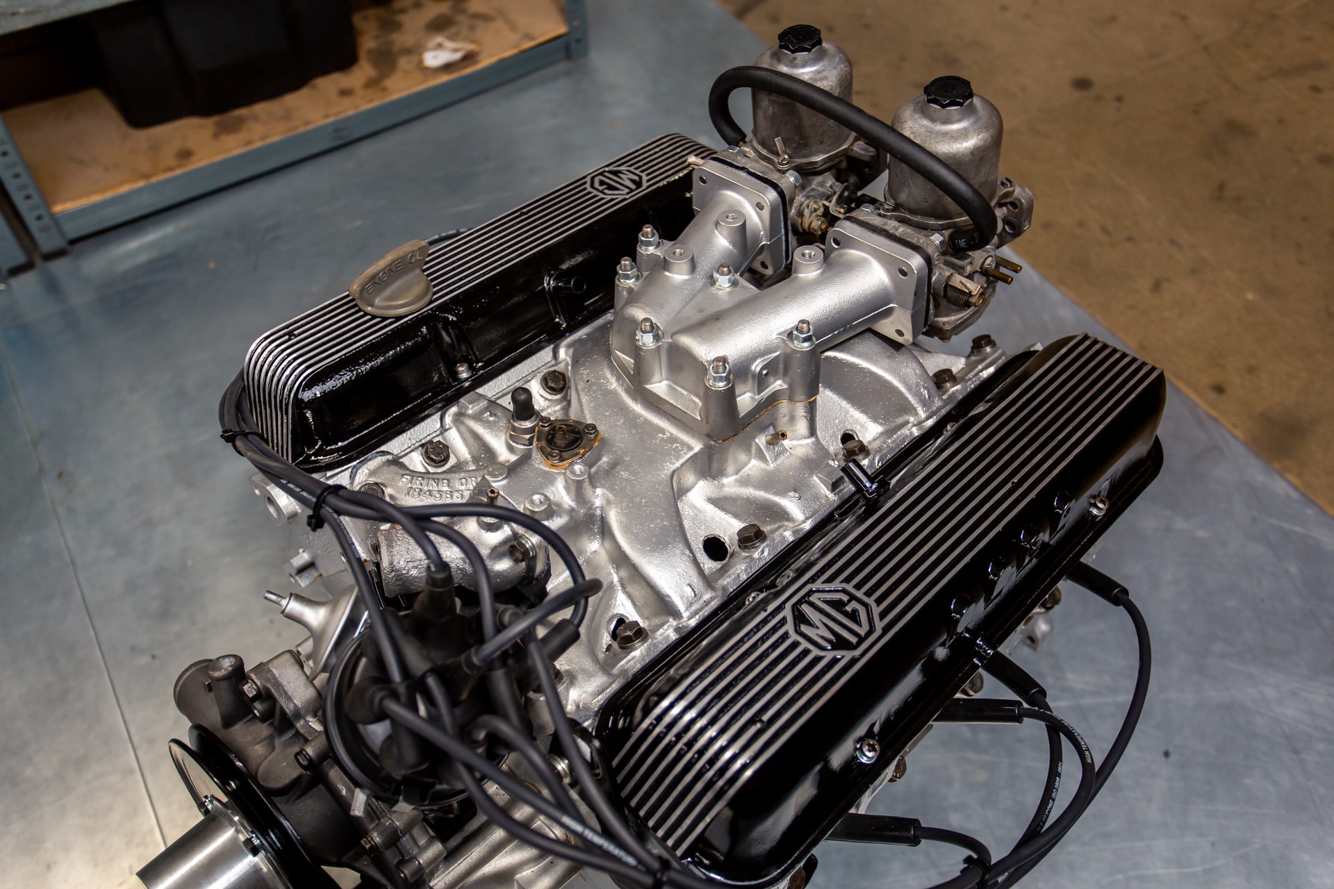 1978 MG B GT V8 engine rebuild finished 4 1