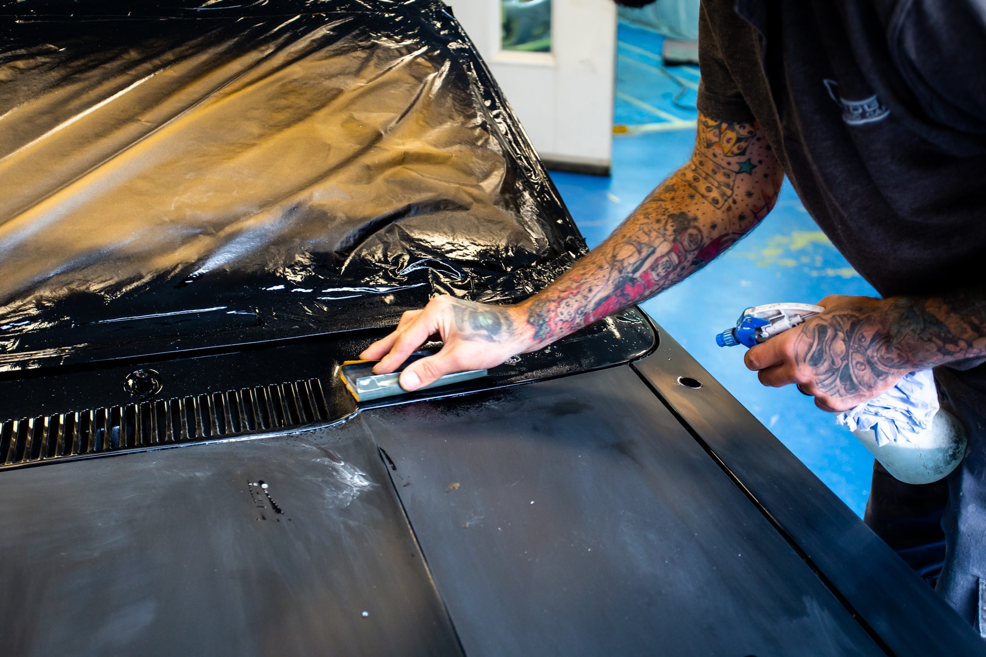 1983 Ford Capri sanding and polishing the lacquer 1 1 1