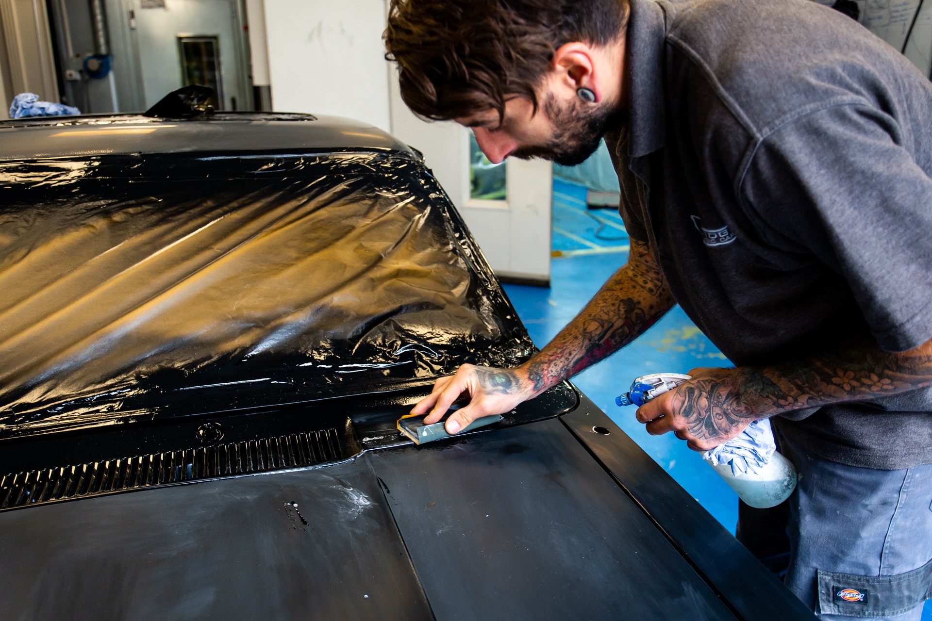 1983 Ford Capri sanding and polishing the lacquer 5 1 1
