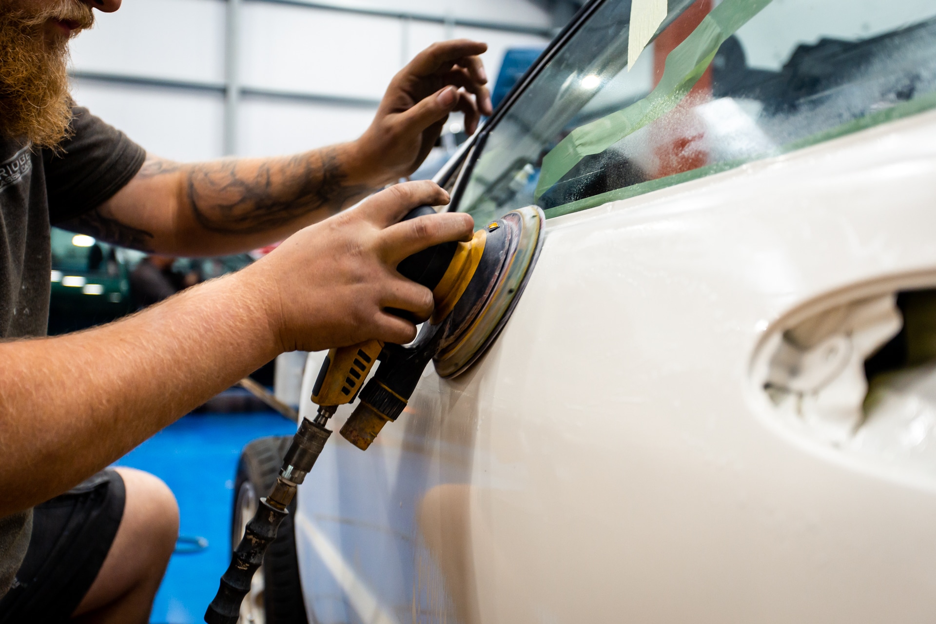 1998 Honda Integra Type R polishing paintwork 4 1