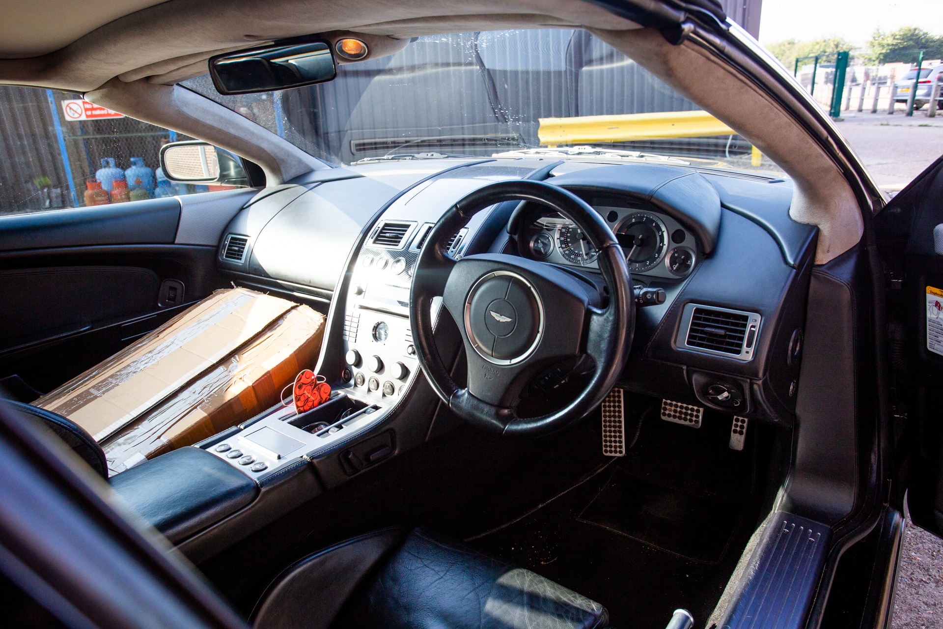 Aston Martin DB9 in for Brake service 070921 01 1