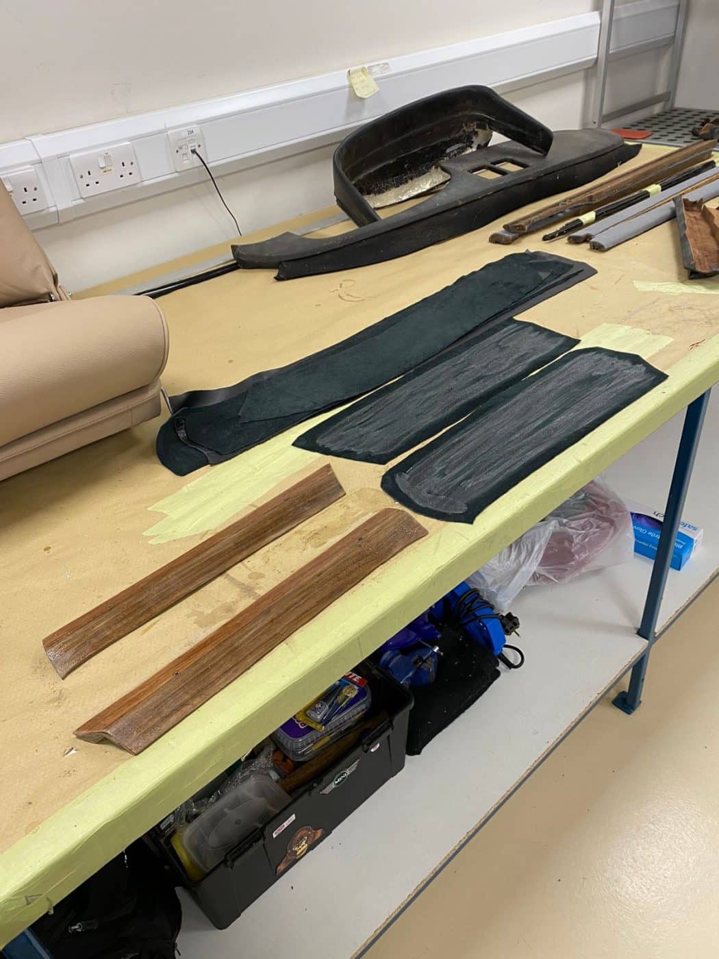 Continental Bentley panel recovering for dash panels etc 2 1