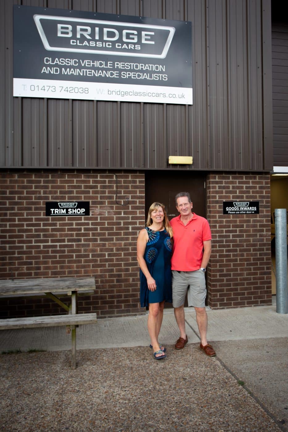 Peter Atchiston and wife visits Bridge 1 1