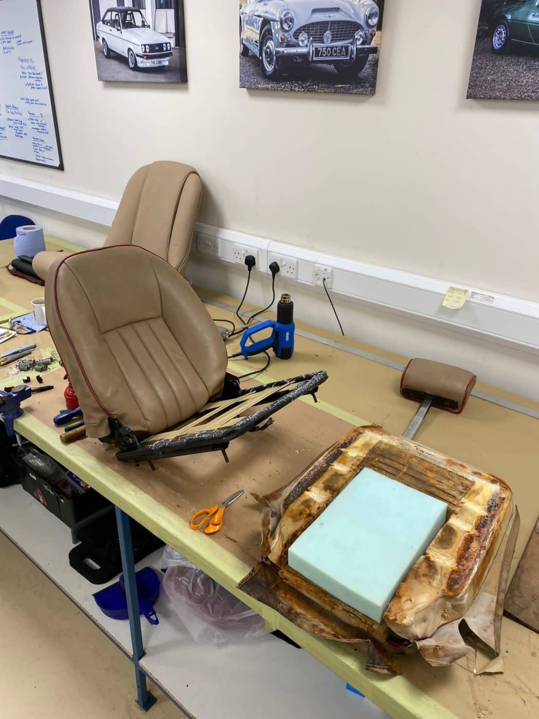 TVR S2 Seat Repairs 3 1