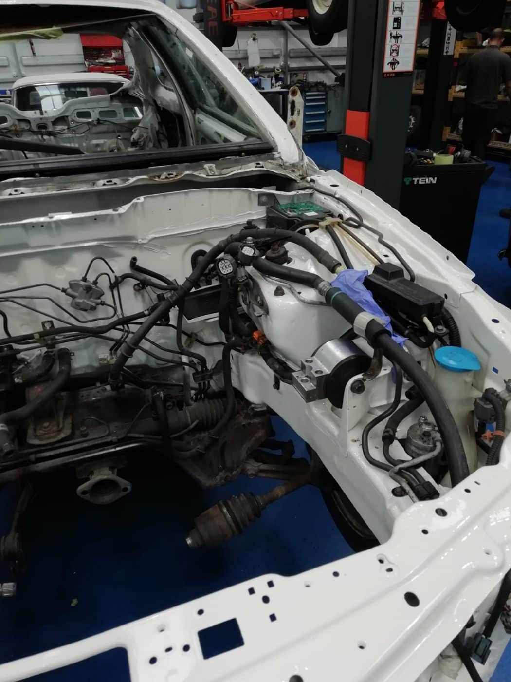 051021 1998 Honda Integra Type R Engine and Air Con Refit 5 1