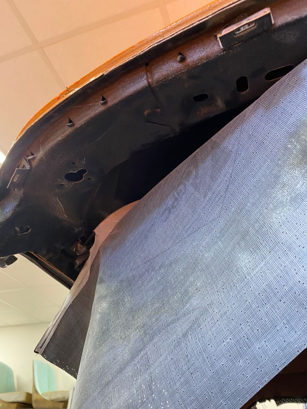 061021 1970 Dodge Charger Headliner Install 11 1