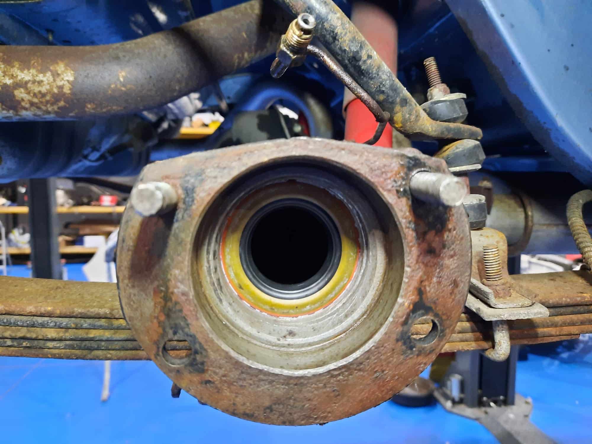 111021 1967 Ford Mustang Rear Axle Seals Brake Cylinders 13 1