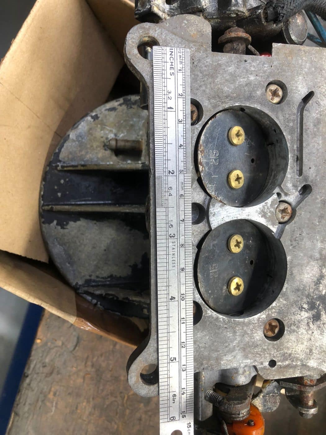 211021 Glastron Boat carb measurements 3