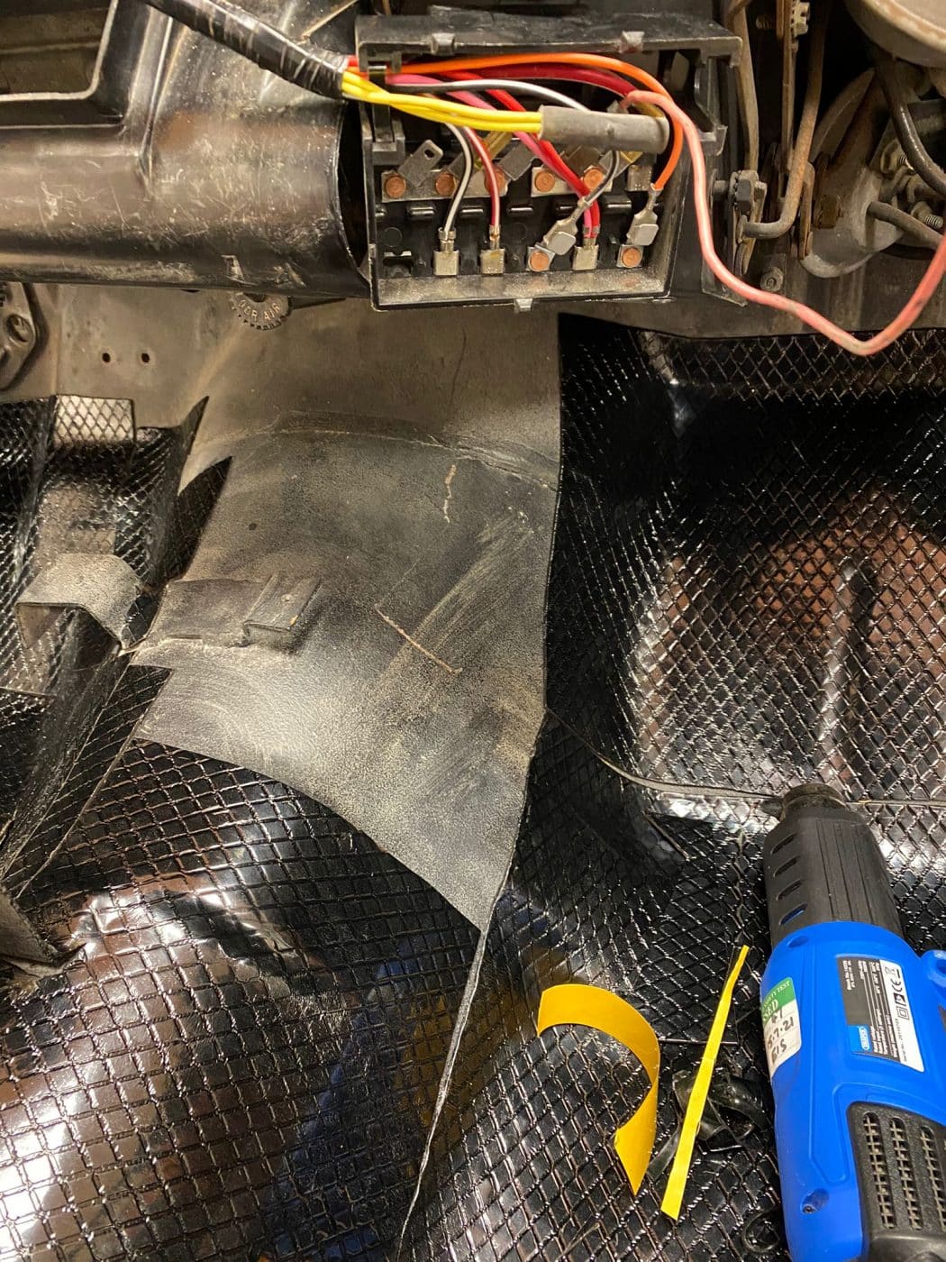 271021 1970 Dodge Charger Sound Deadening in Front 2 1