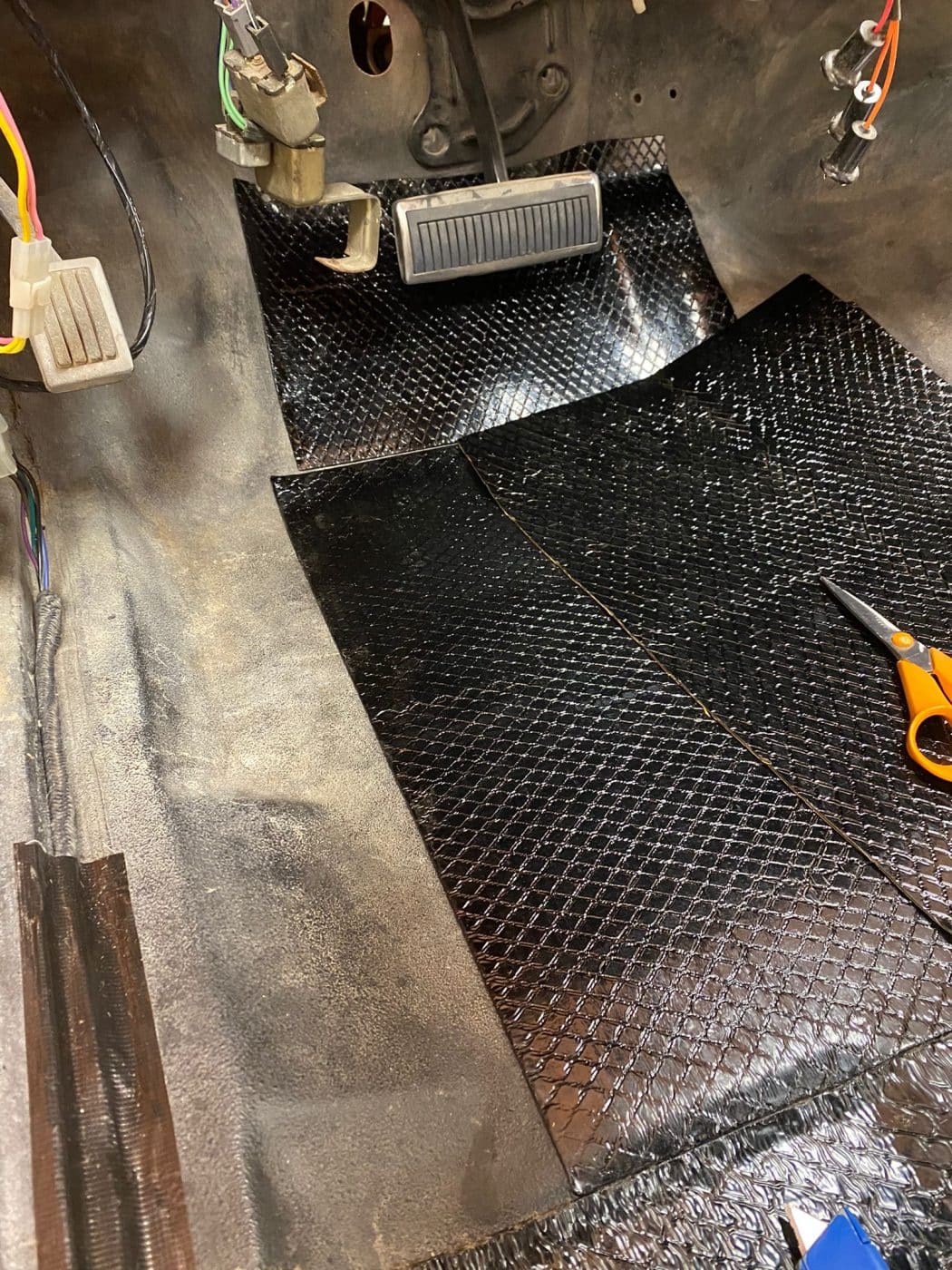 271021 1970 Dodge Charger Sound Deadening in Front 5 1