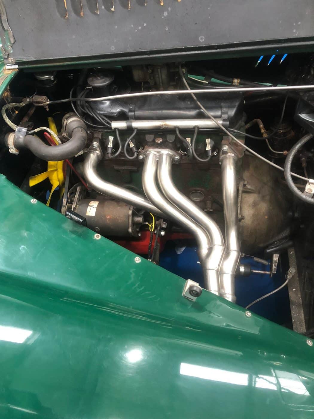 300921 1964 Morgan 4 4 exhaust 2 1