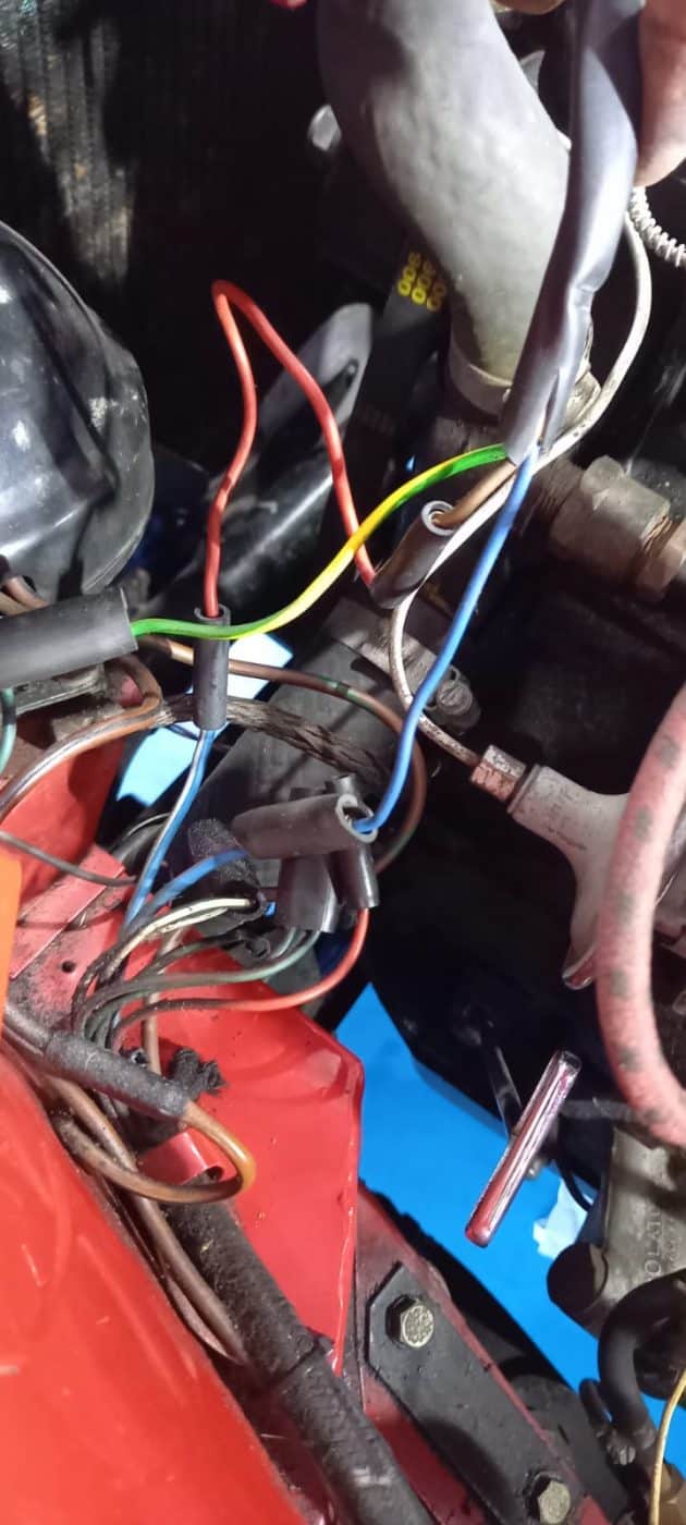 111121 1958 Triumph TR3A Oil Leak Front and Timing Cover Leak 8 1