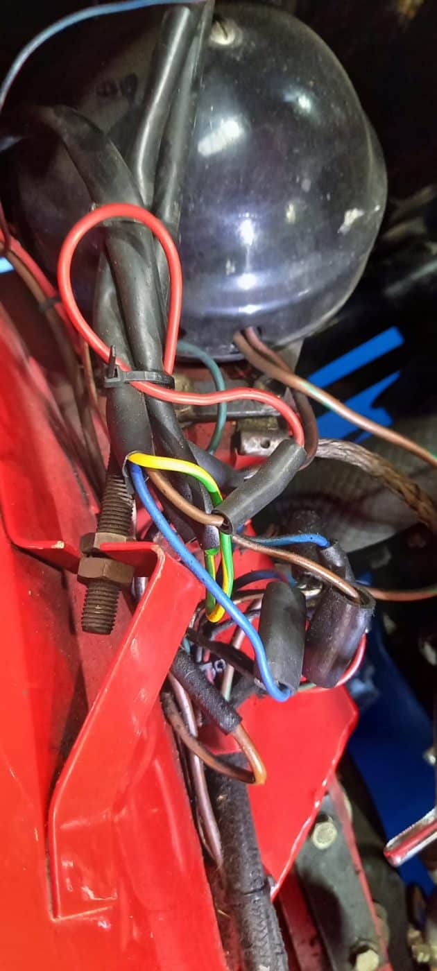 111121 1958 Triumph TR3A Oil Leak Front and Timing Cover Leak 9 1