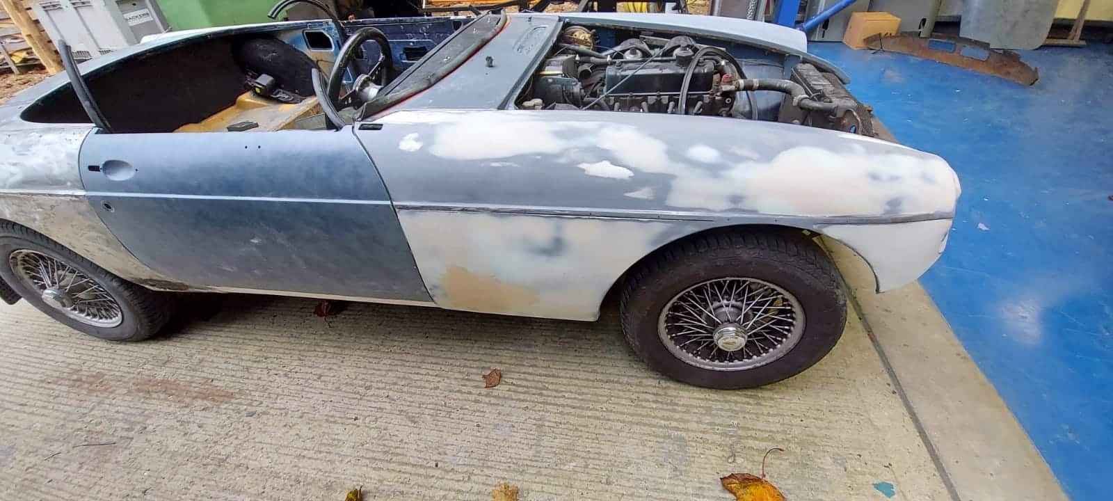 151121 1977 MGB Roadster Primer and Fit 8 1