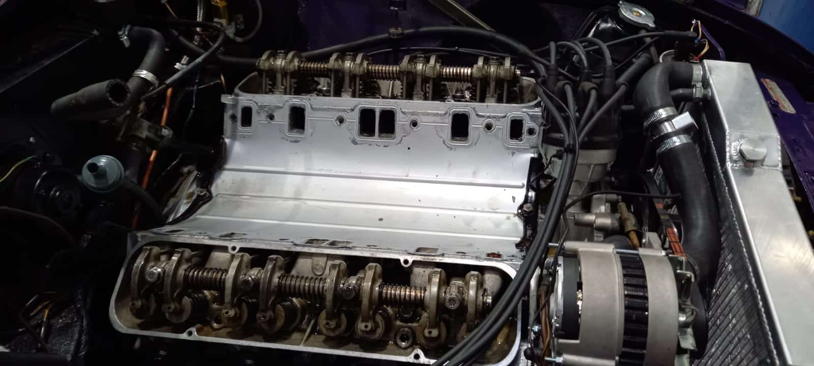 241121 1973 MGB GT V8 Engine Removal 10 1