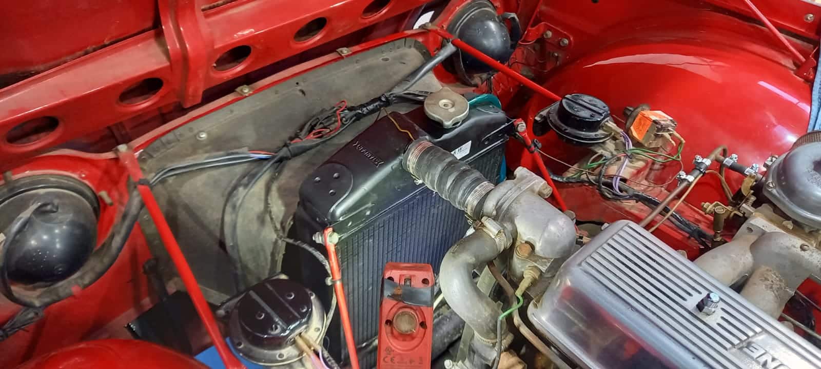 061221 1964 Triumph TR4 Carb Strip and Rad 3 1