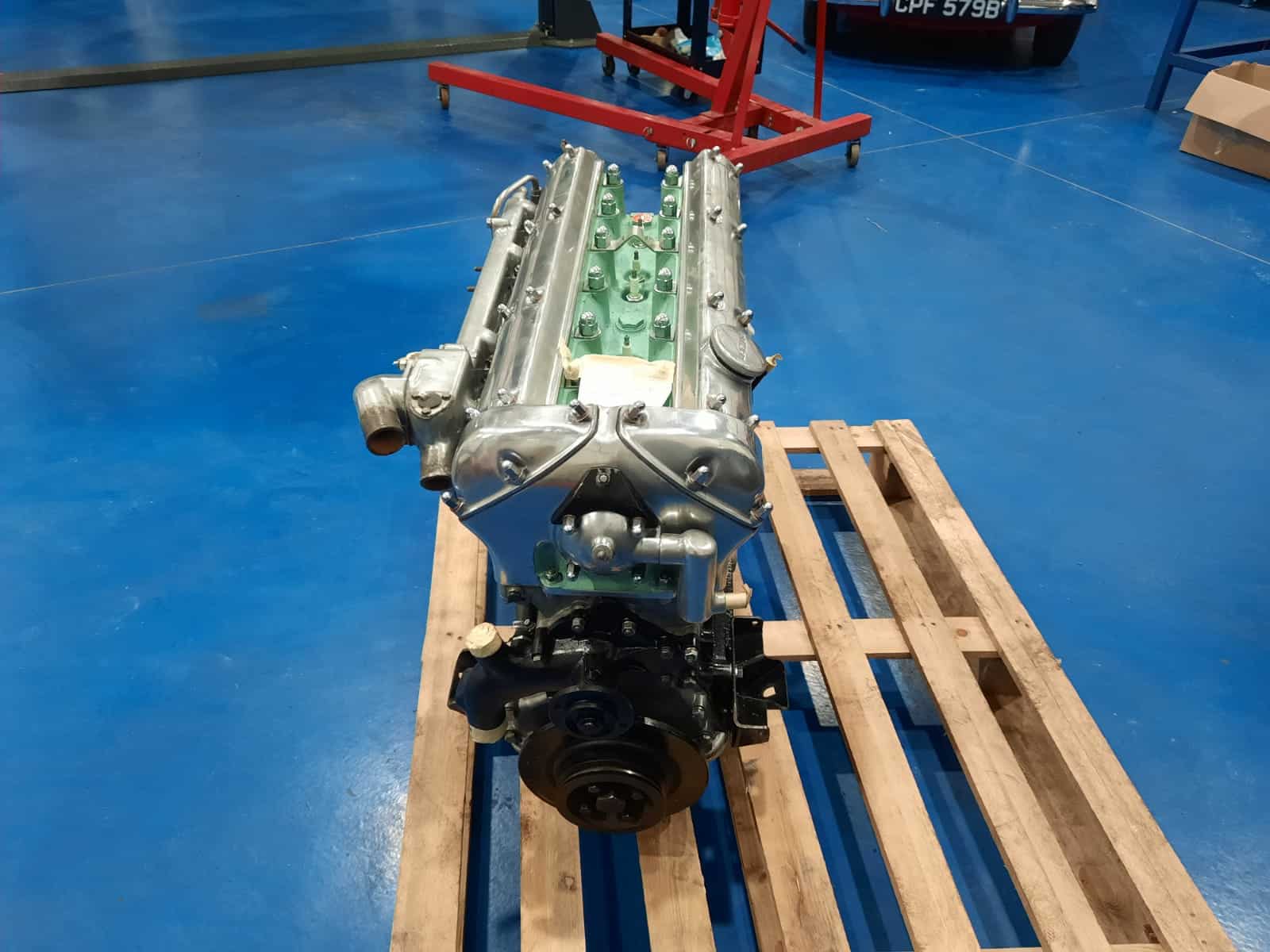 11221 1963 Jaguar MkII Engine Back2 1