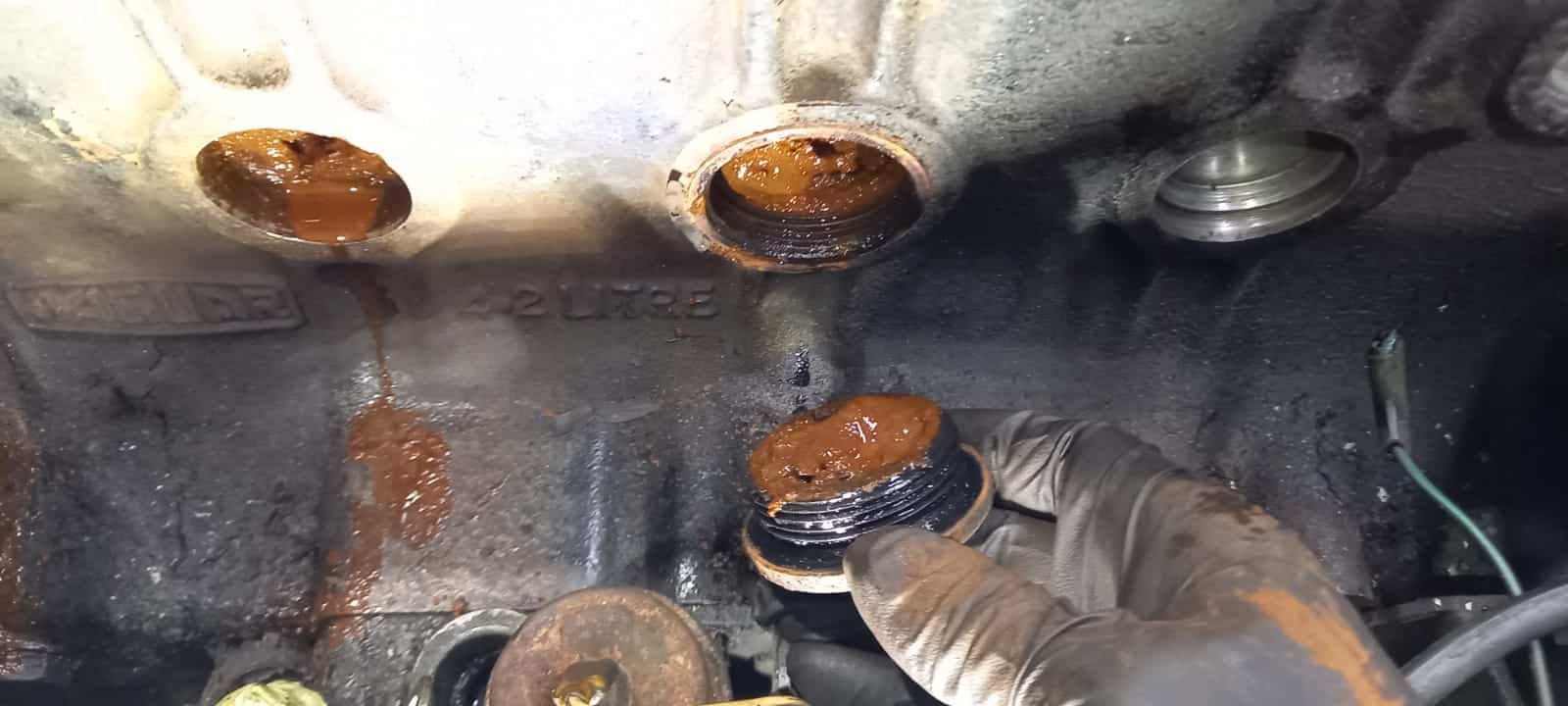 11221 1971 XJ6 Clogged Engine2 1