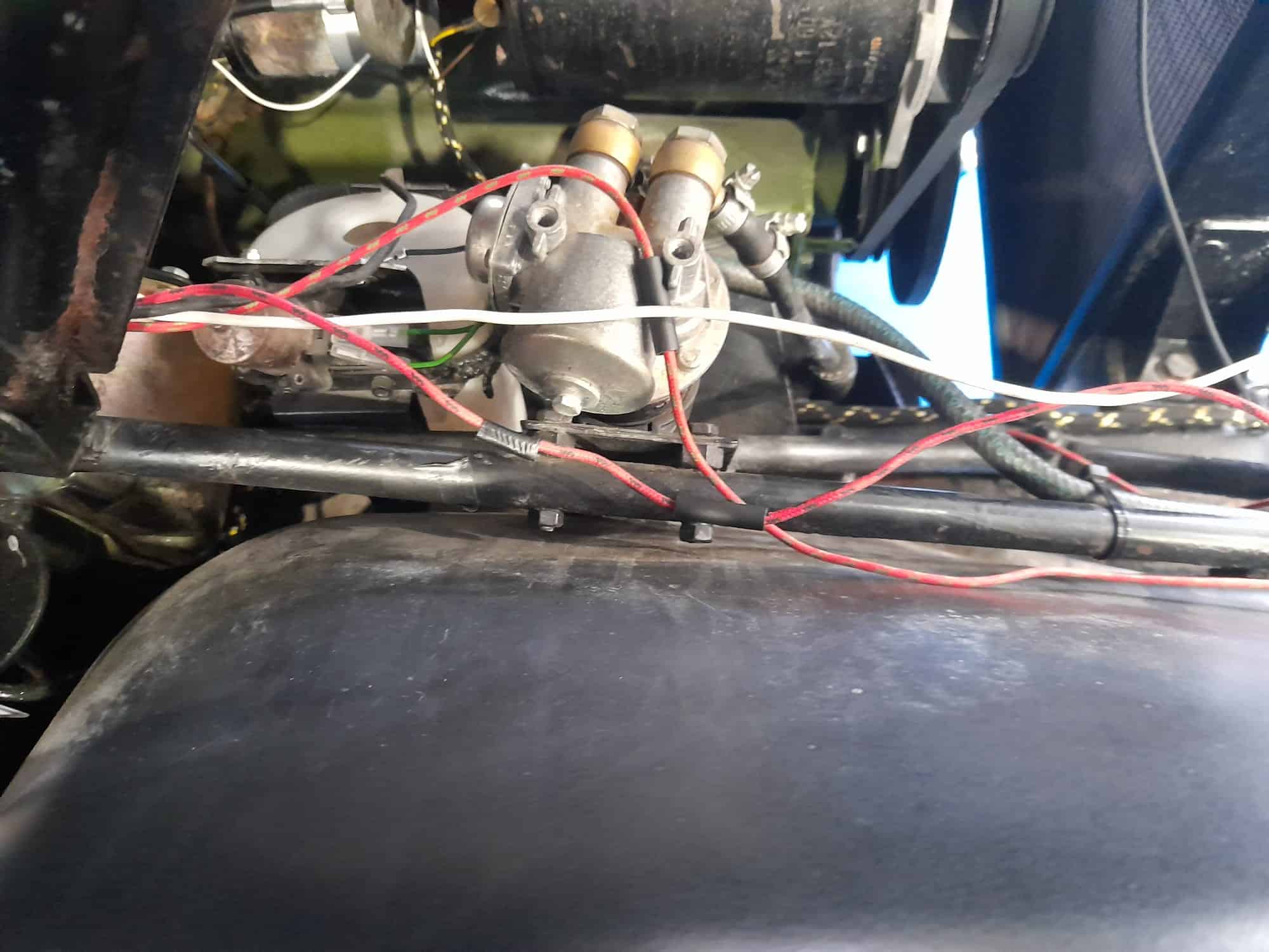 201221 1963 Jensen 541S Electric Fan Wiring and Harness 5 1