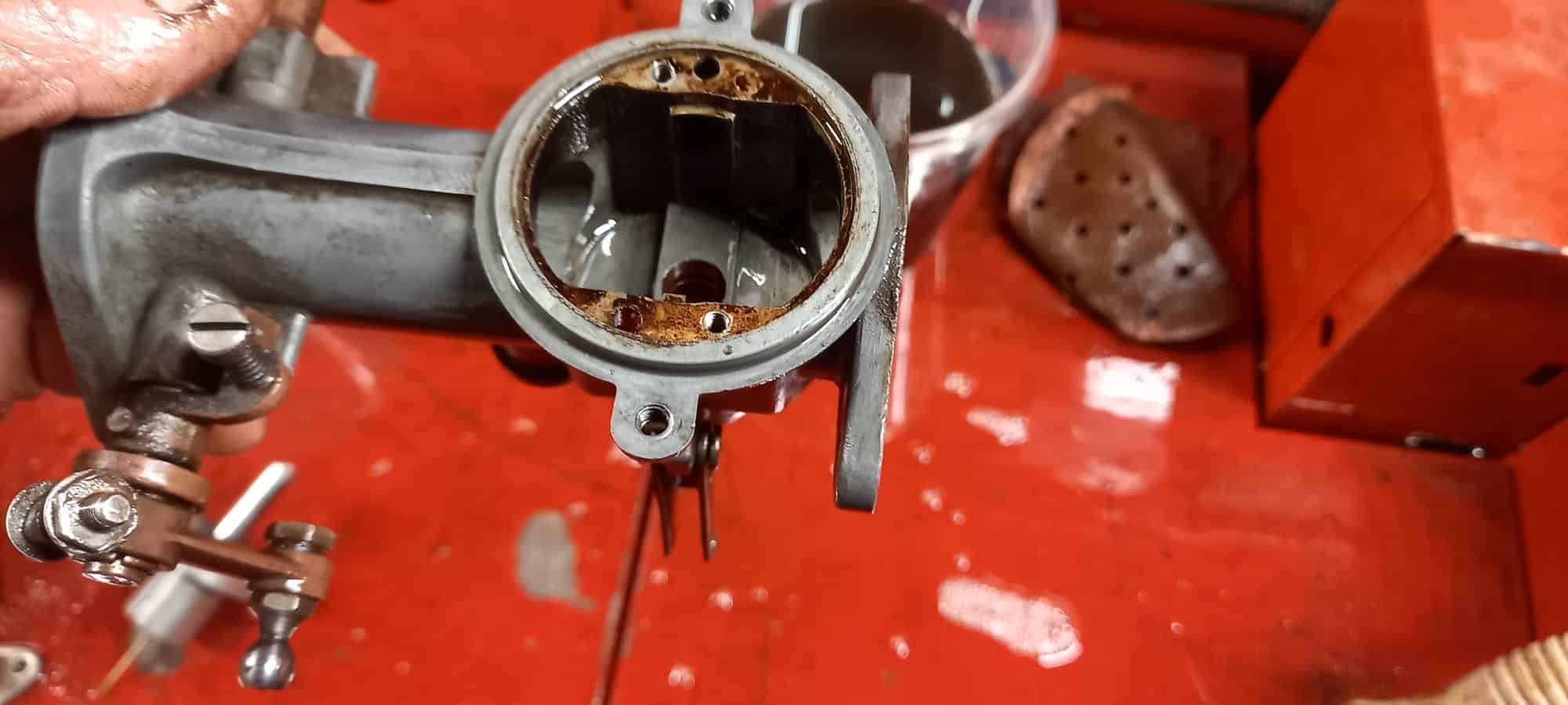 070122 1934 Riley 124 Lynx Carb Repair and Rebuild 25 1