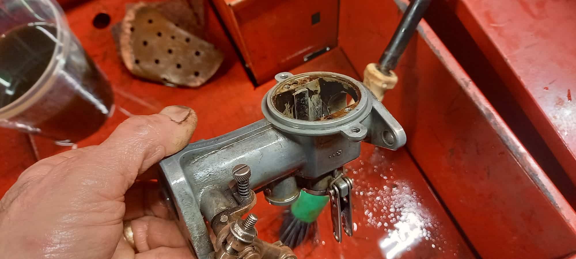 070122 1934 Riley 124 Lynx Carb Repair and Rebuild 26 1