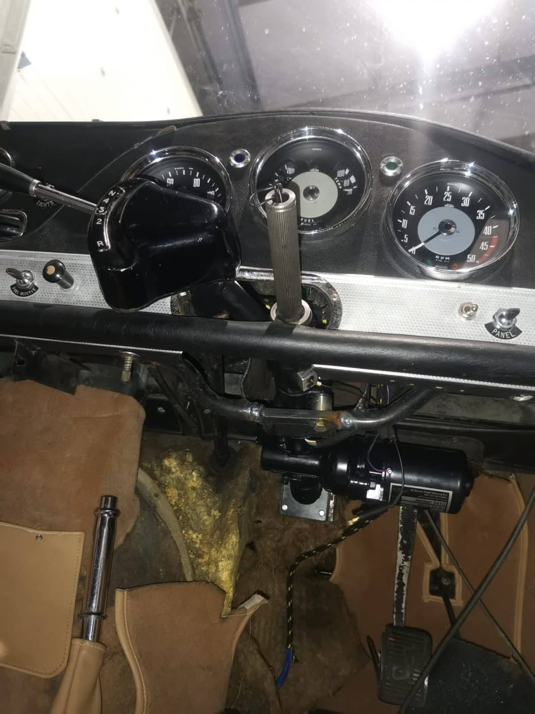 070122 1962 Jensen 541S Wiring Harness and Power Steering Column 19 1