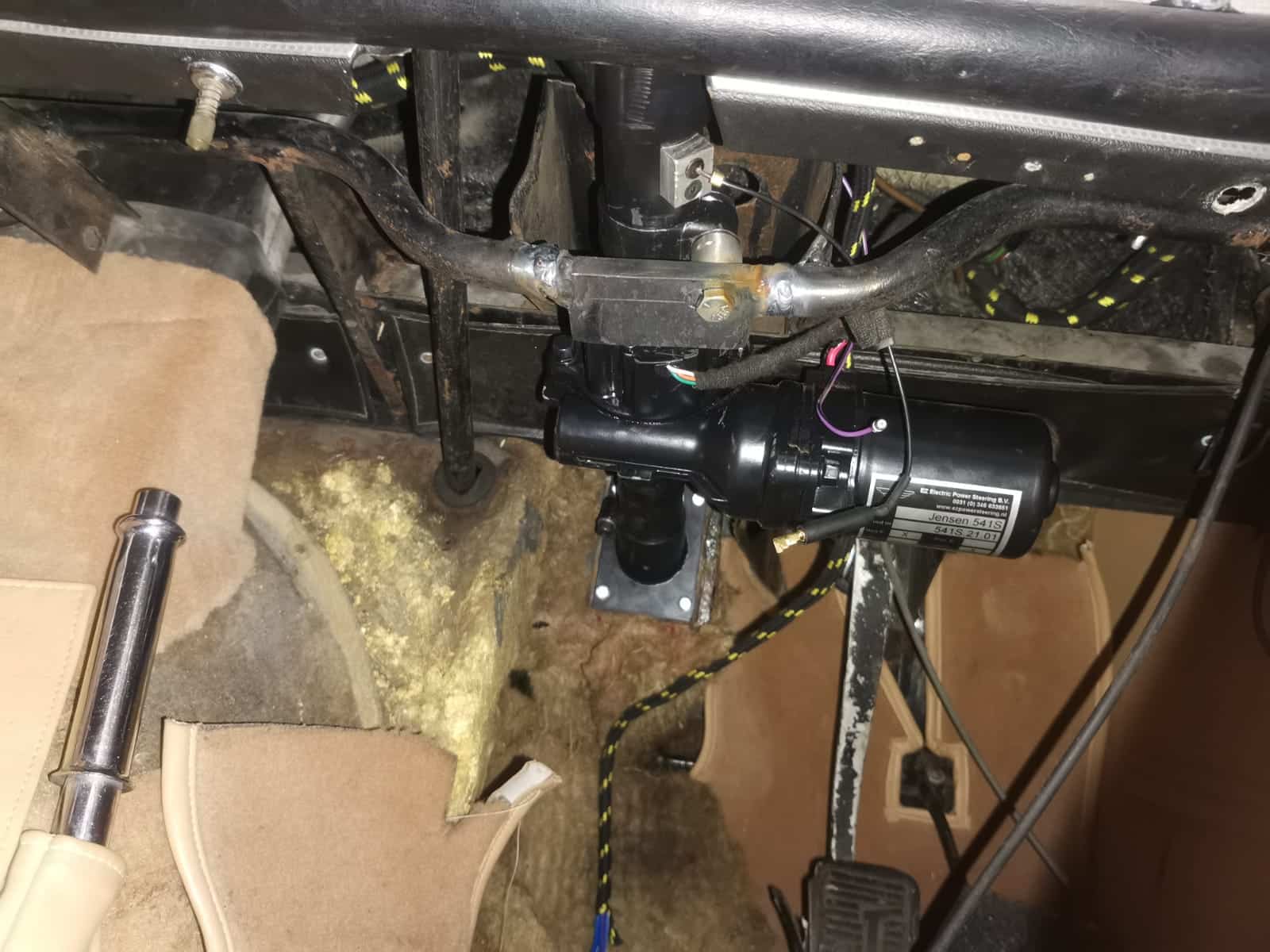 070122 1962 Jensen 541S Wiring Harness and Power Steering Column 20 1