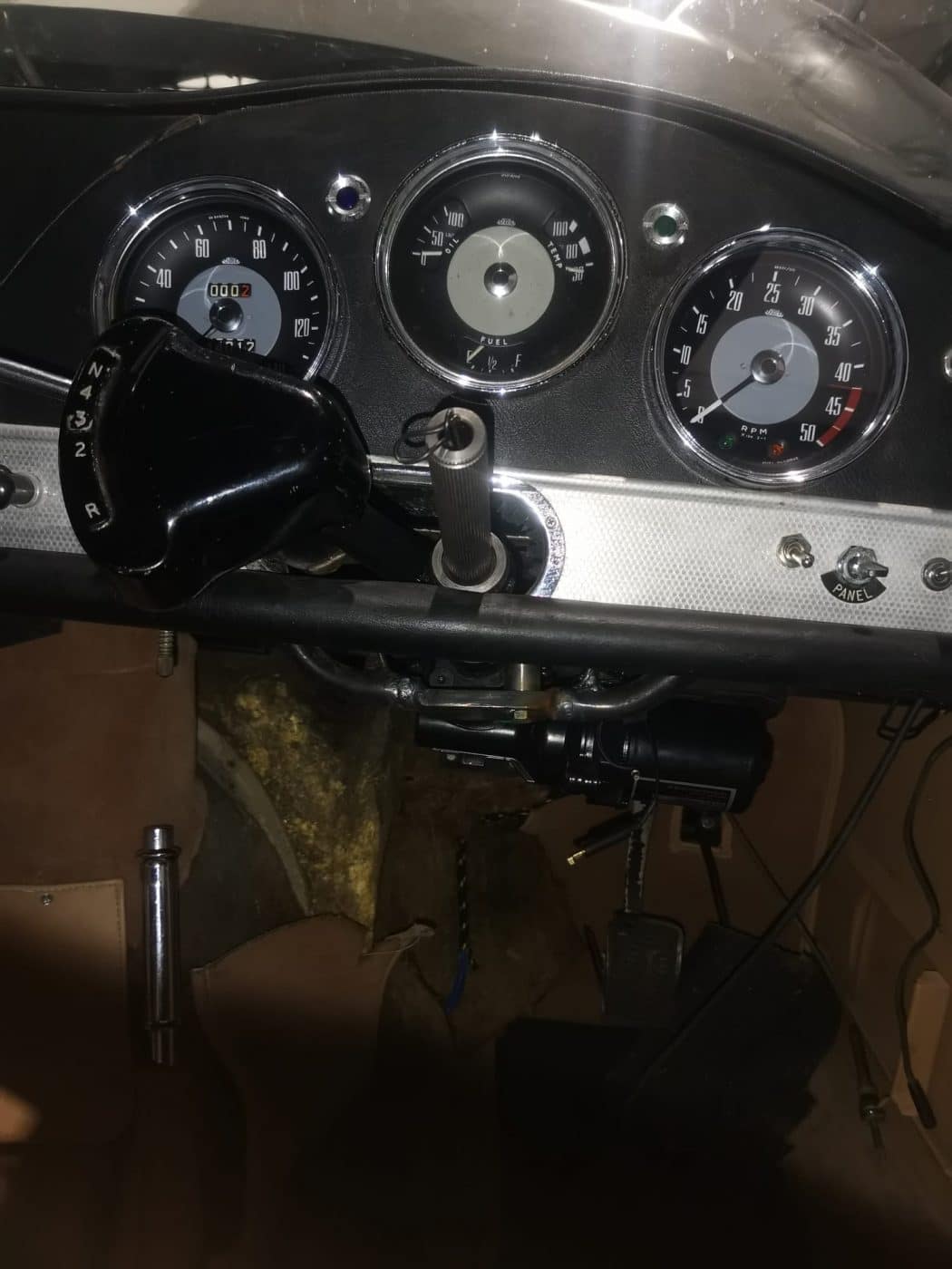 070122 1962 Jensen 541S Wiring Harness and Power Steering Column 22 1