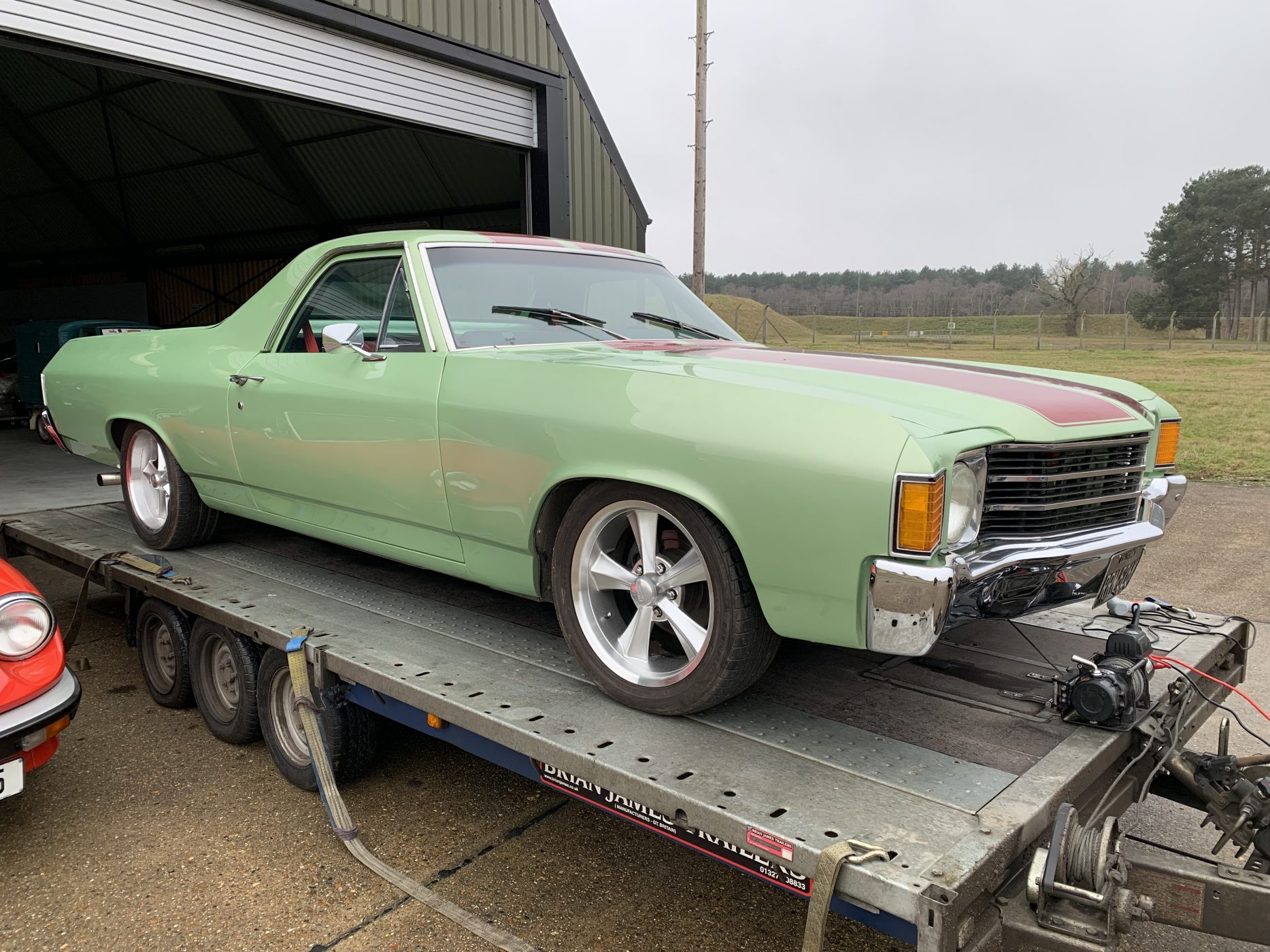 110122 El Camino leaving for Auto Transmissions 7