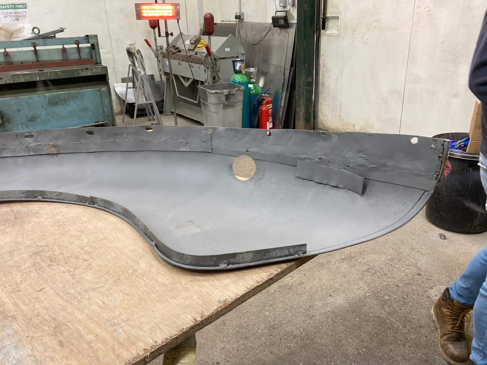 140122 1951 Riley RMB Wing Repair 2 1