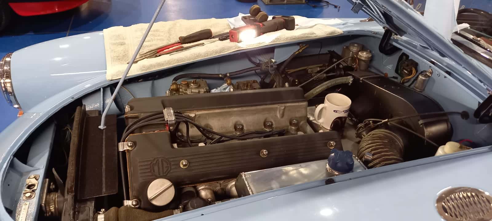140122 1959 MGA Twin Cam Carb Rebuild 23 1