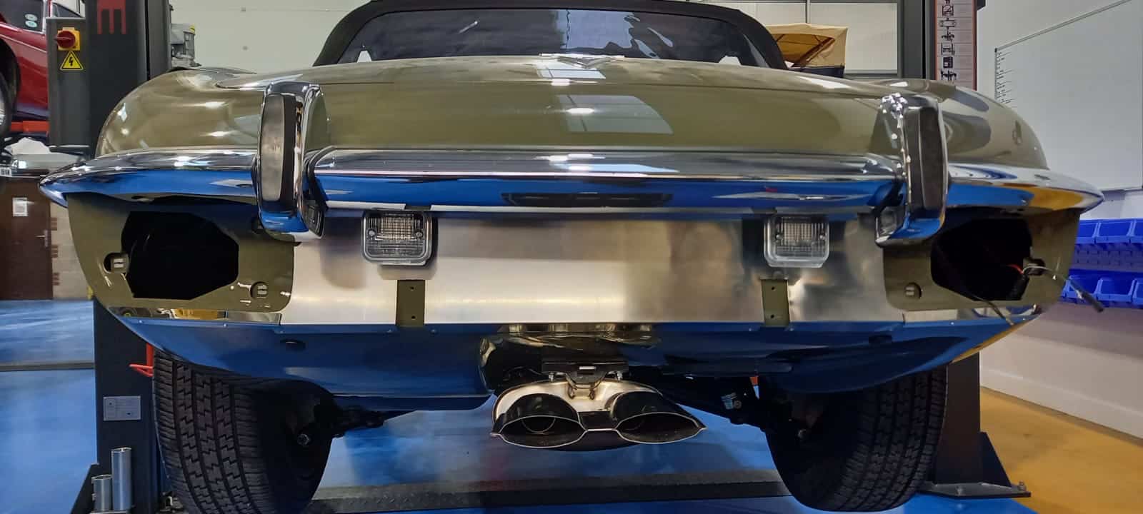170122 1973 Jaguar E Type Series III Rear Valance Polished 10 1