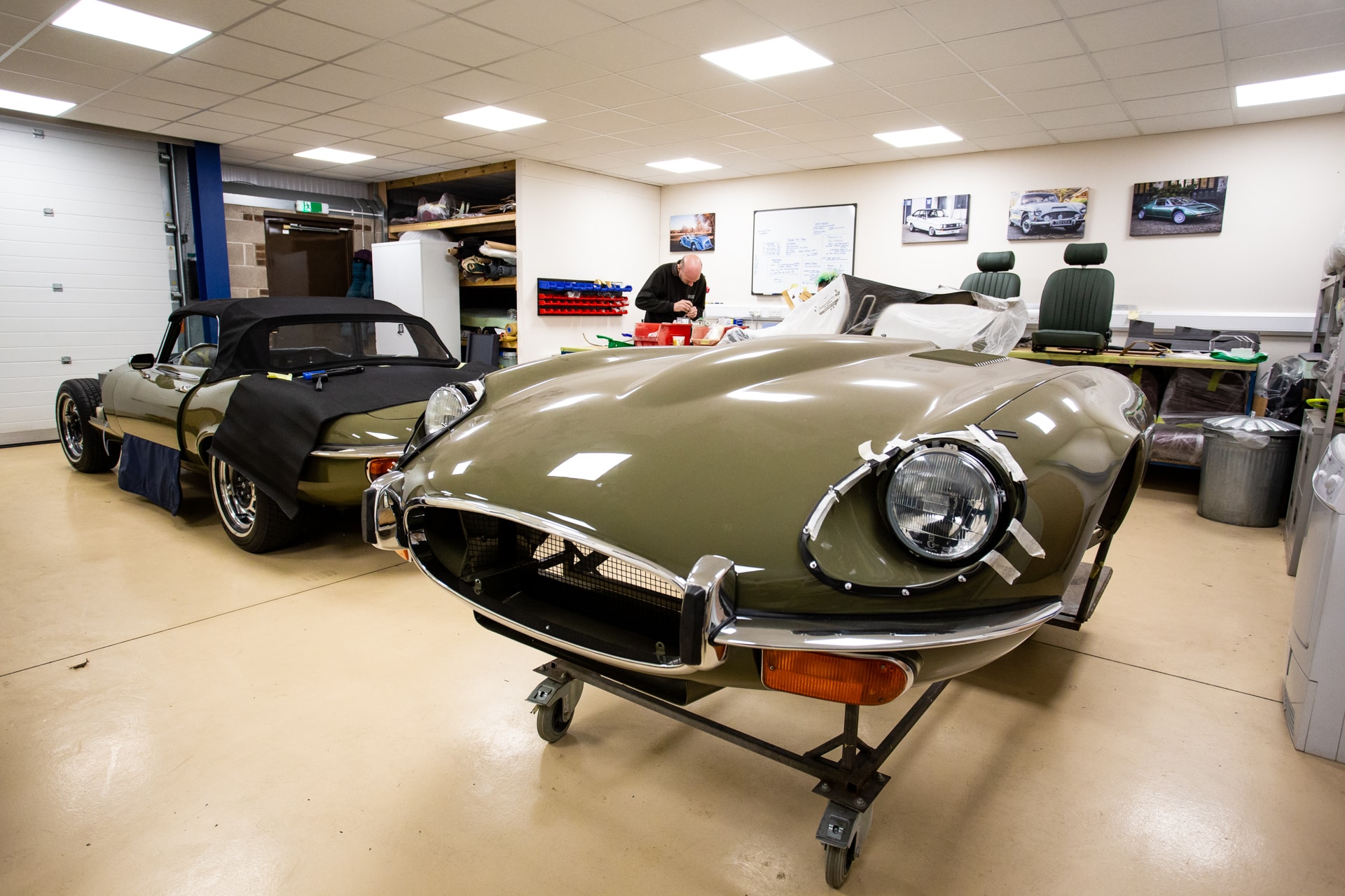 1973 Jaguar E Type Series 3 Fearn Grey 22122021 4