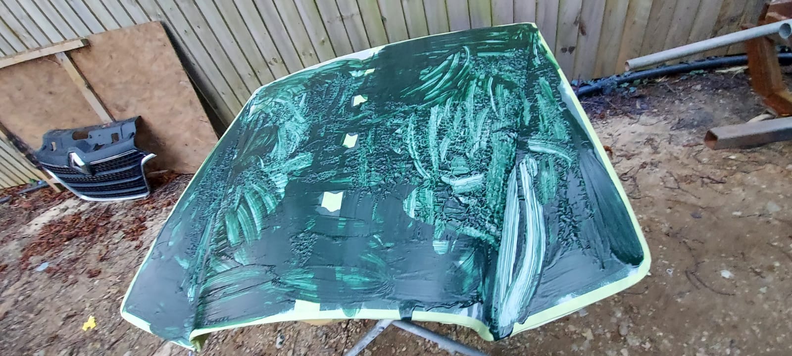210122 1969 Bentley T1 Body Strip and Bonnet Paint Strip 9 1