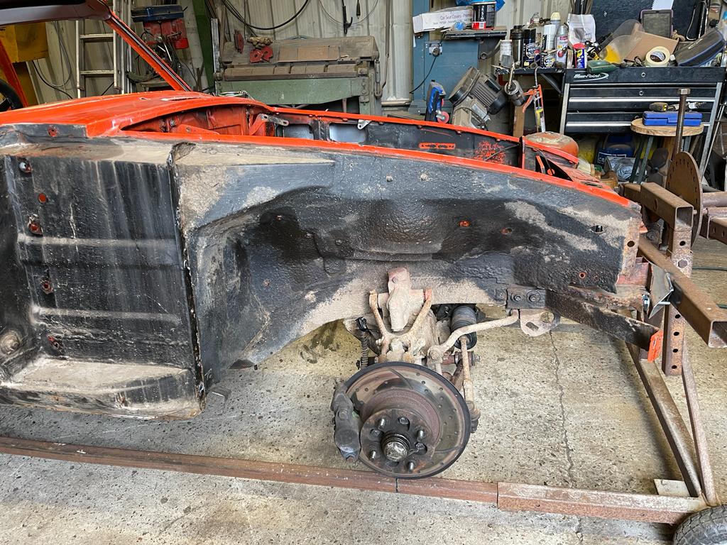 150222 1979 MGB GT Welding Started 1