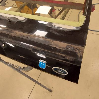 170222 - 1986 Ford Capri Laser Rear Decklid and Sunroof refinished (10)