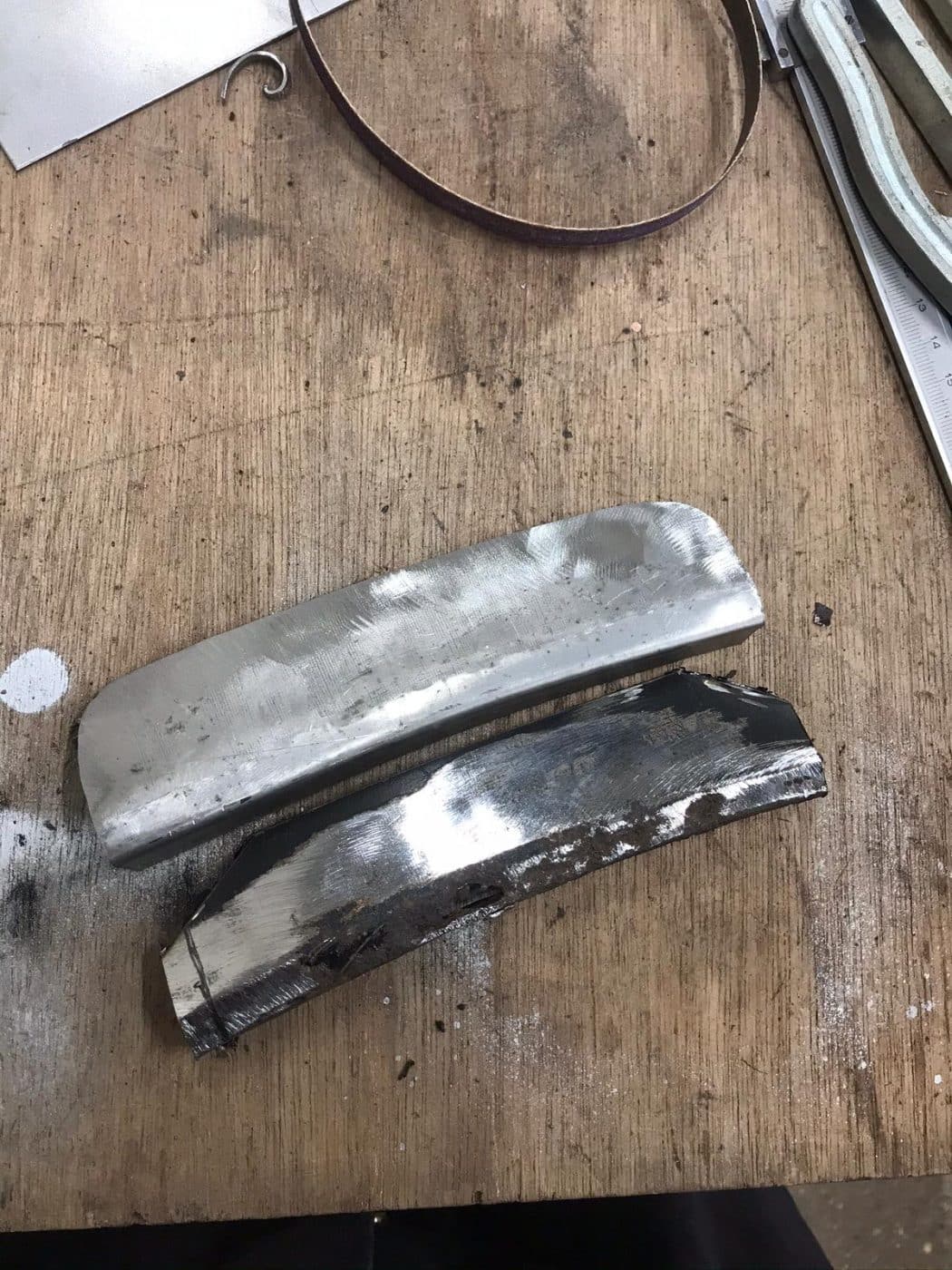 250222 1987 Daimler Double Six Passenger Side Rust Repairs Arches and Door 21 1