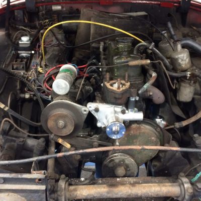 Inspection - Clutch Slave Cylinder on the 1959 Austin Healey Frogeye ...