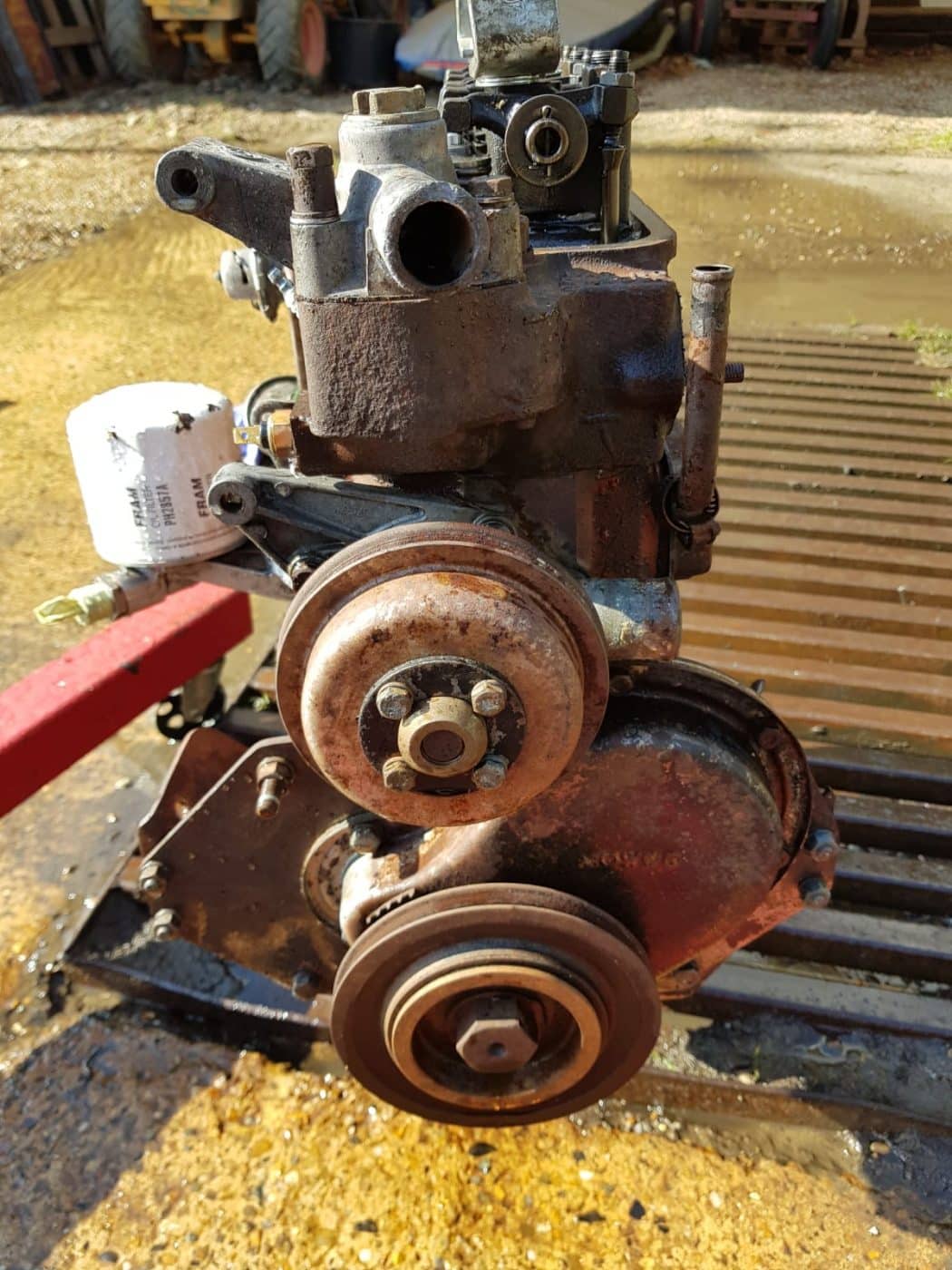 110322 Engine Removal and Clean on 1978 MGB GT 14 1