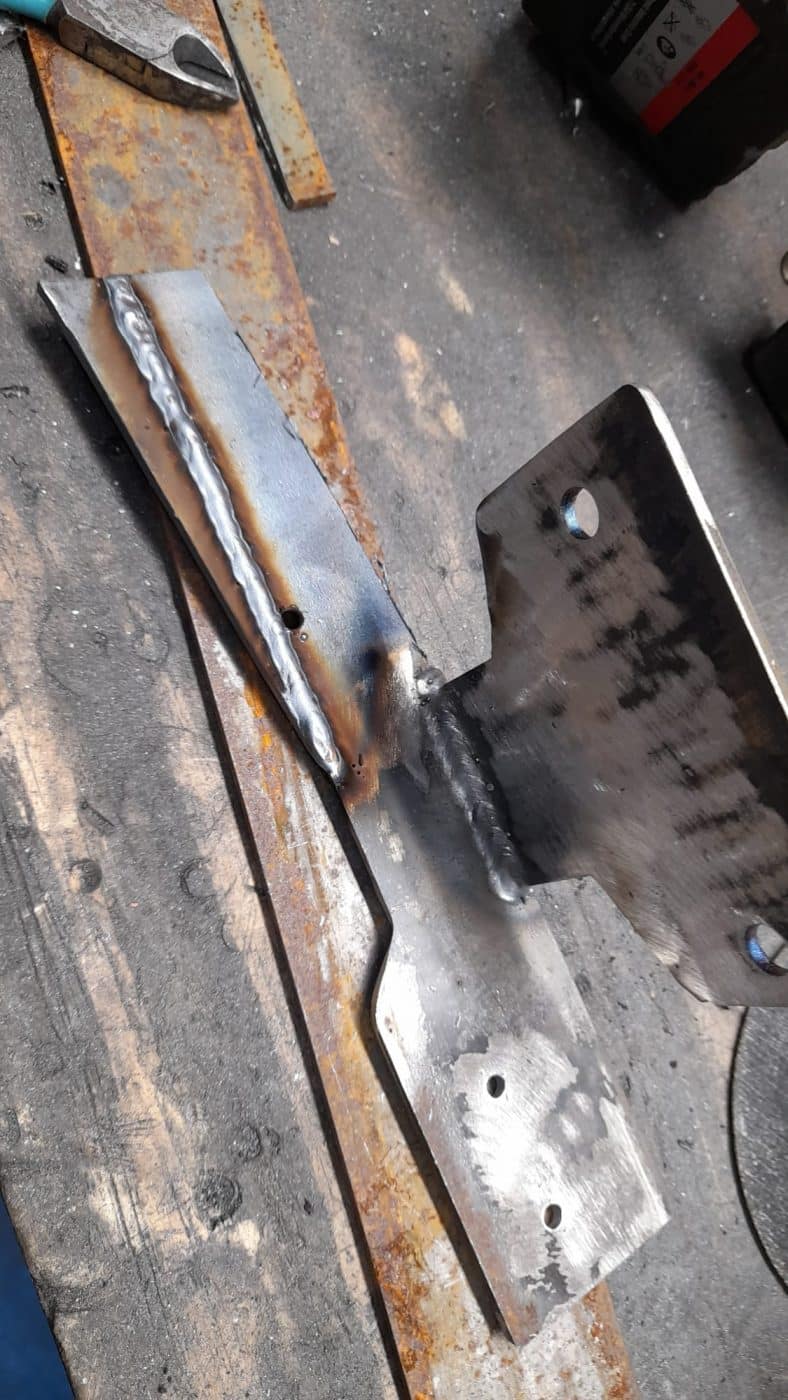 160322 1979 Arrow Daytona Oil Cooler Air Con Brackets 1