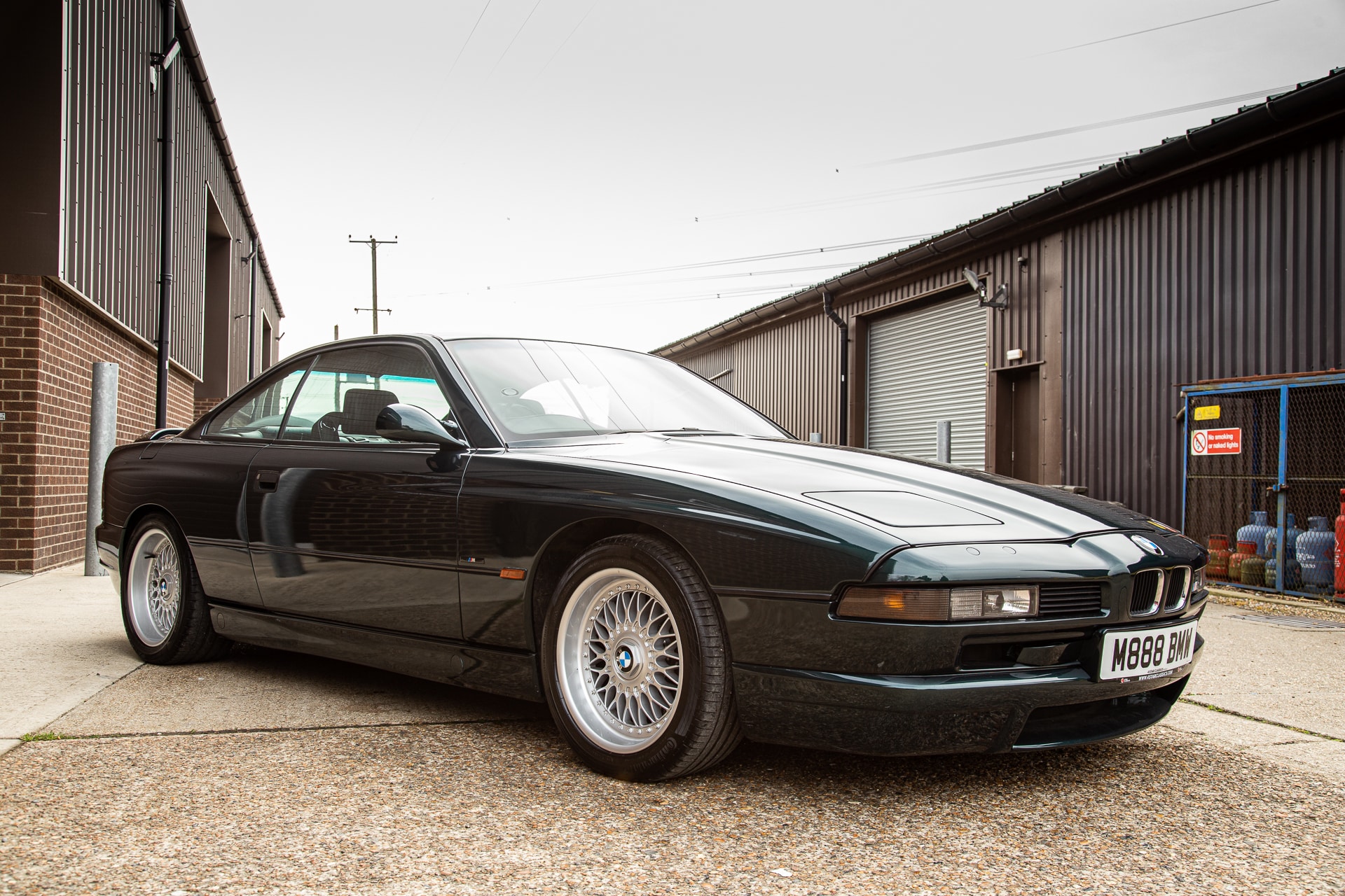 080422 1995 BMW 850CSi Leaving Bumper Repaint 13 1