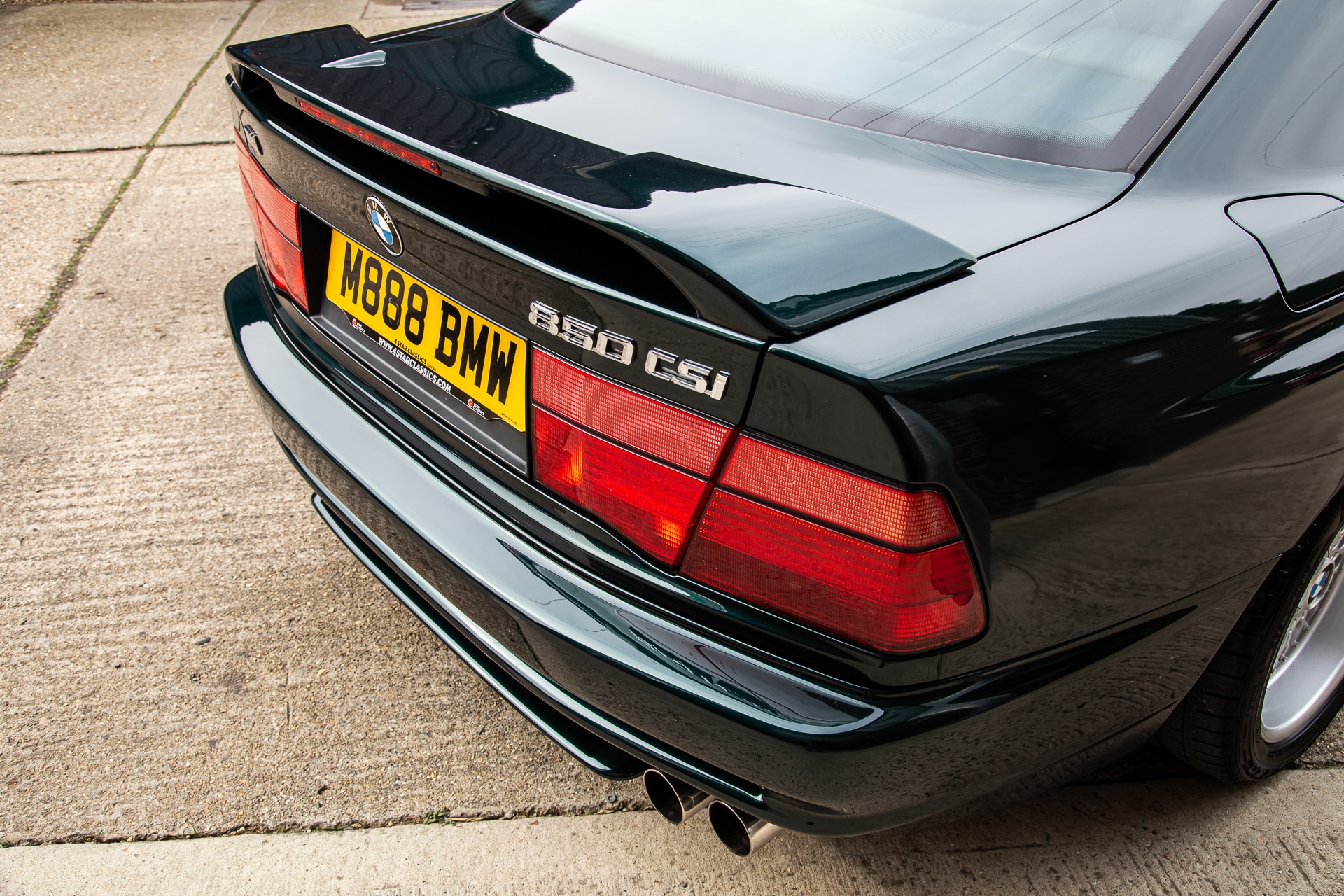 080422 1995 BMW 850CSi Leaving Bumper Repaint 16 1