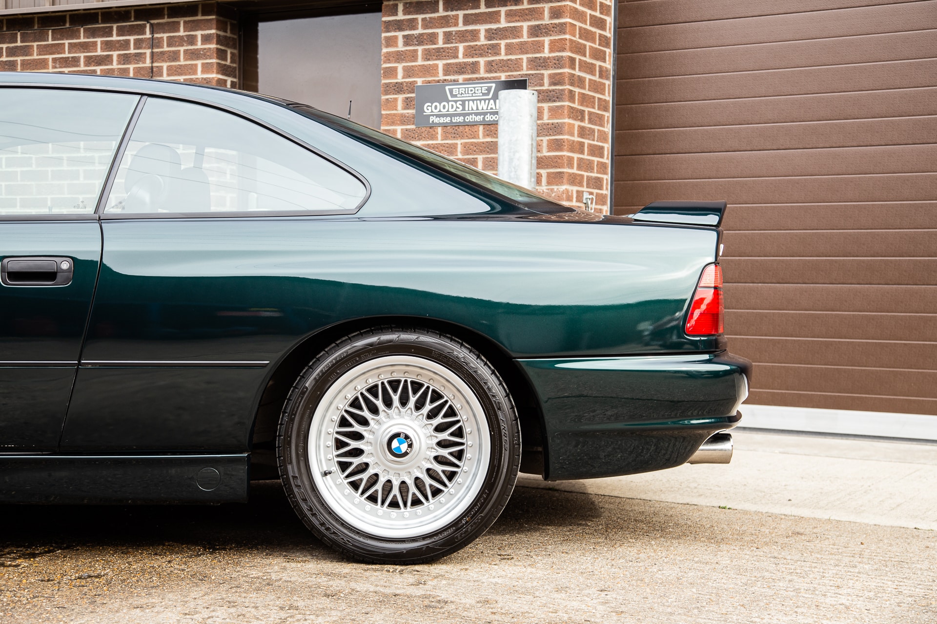 080422 1995 BMW 850CSi Leaving Bumper Repaint 5 1